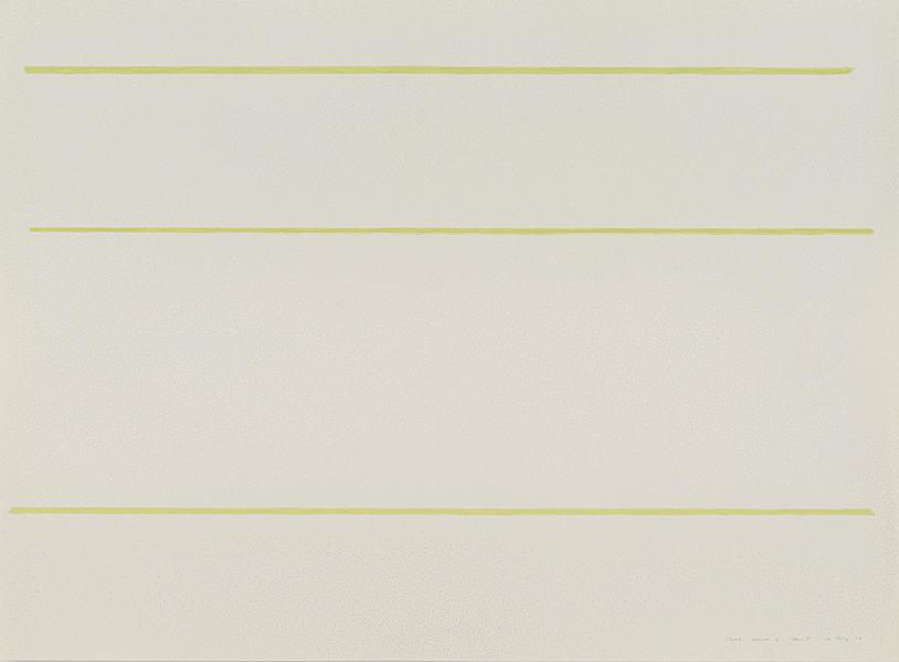 Stone South 3 1974 Acrylic on paper