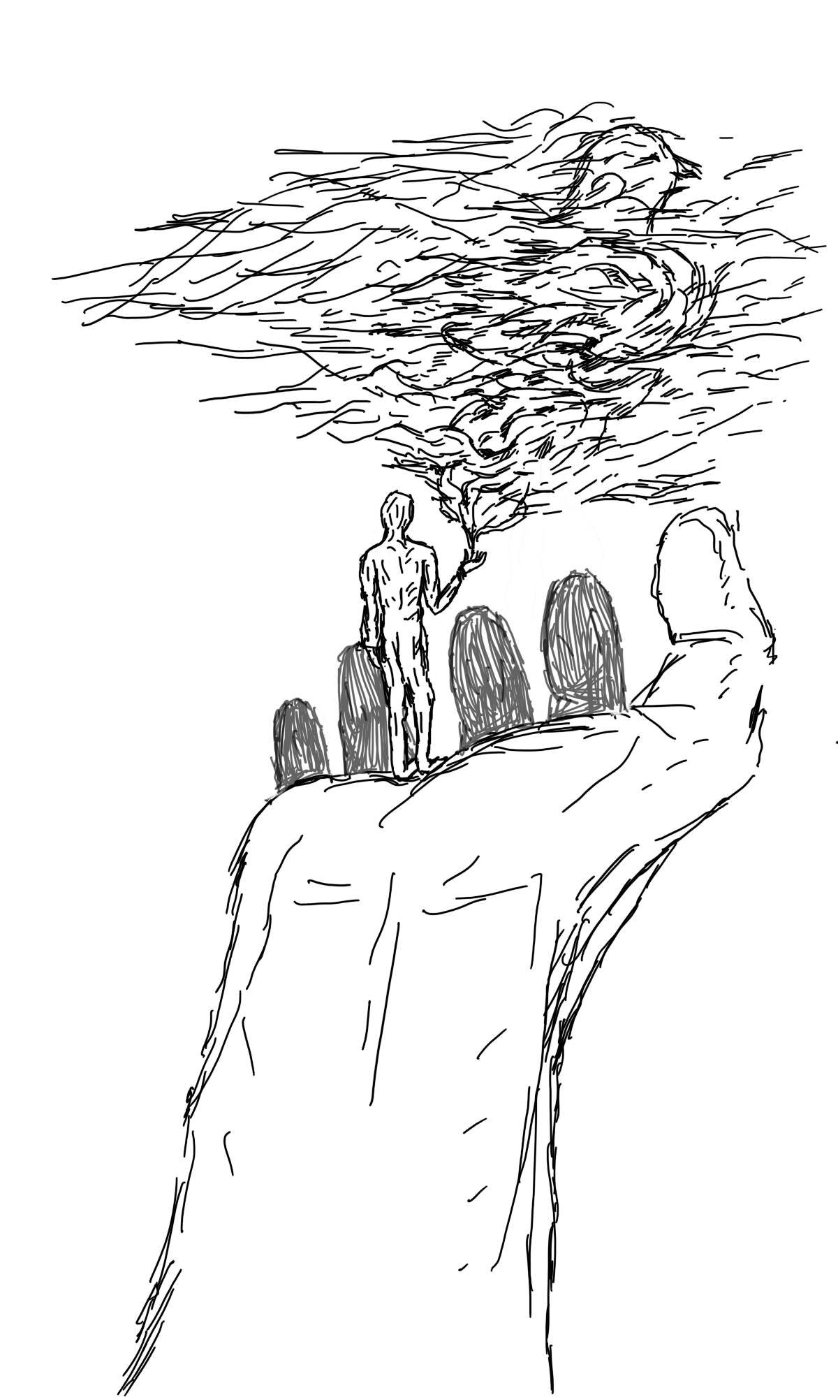 손 끝에서 불꽃을 쏴라_Shoot a flame at the tip of your hand_digital drawing_2020