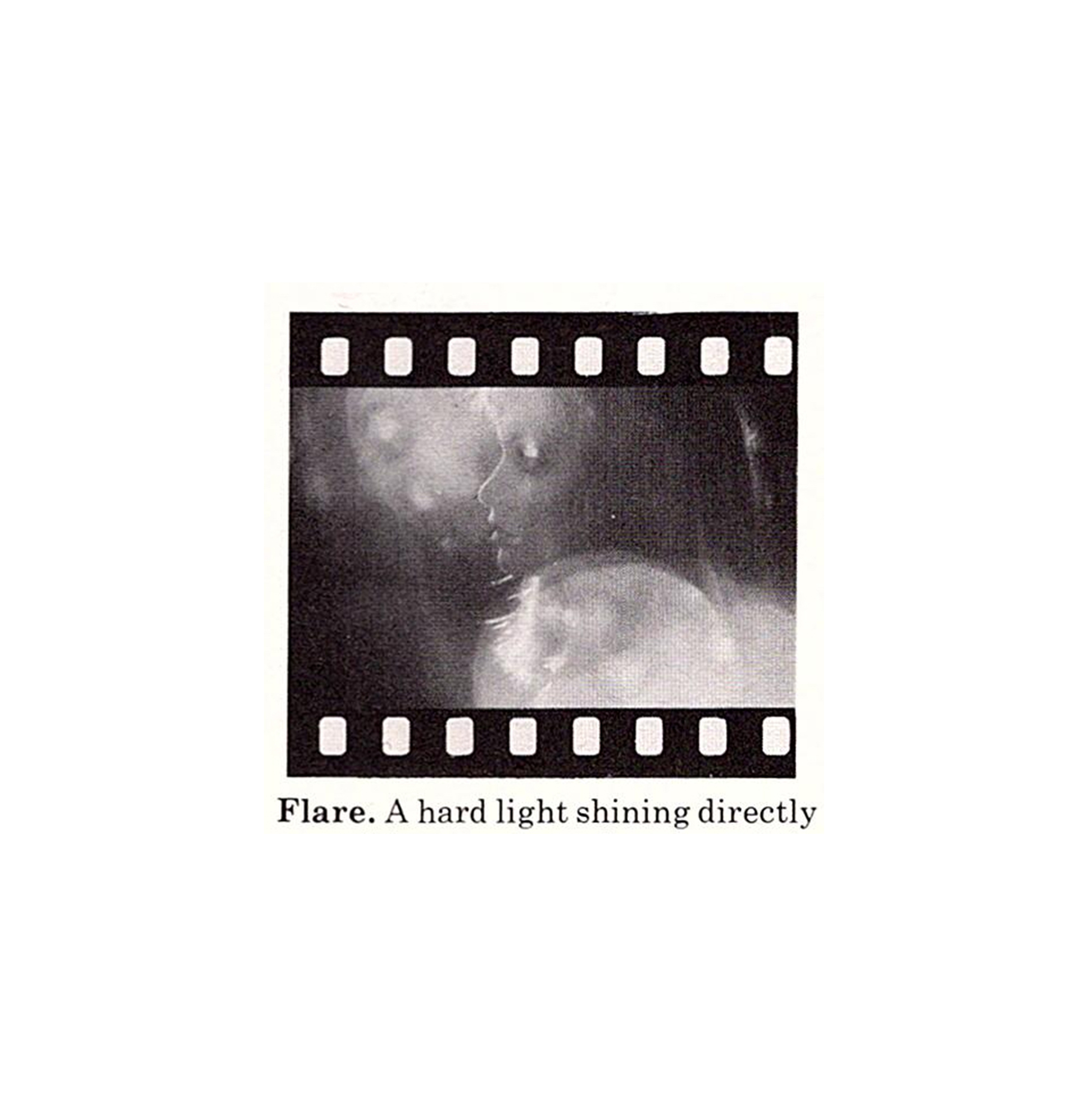 Flare, 2025, found image, 20 x 20 cm