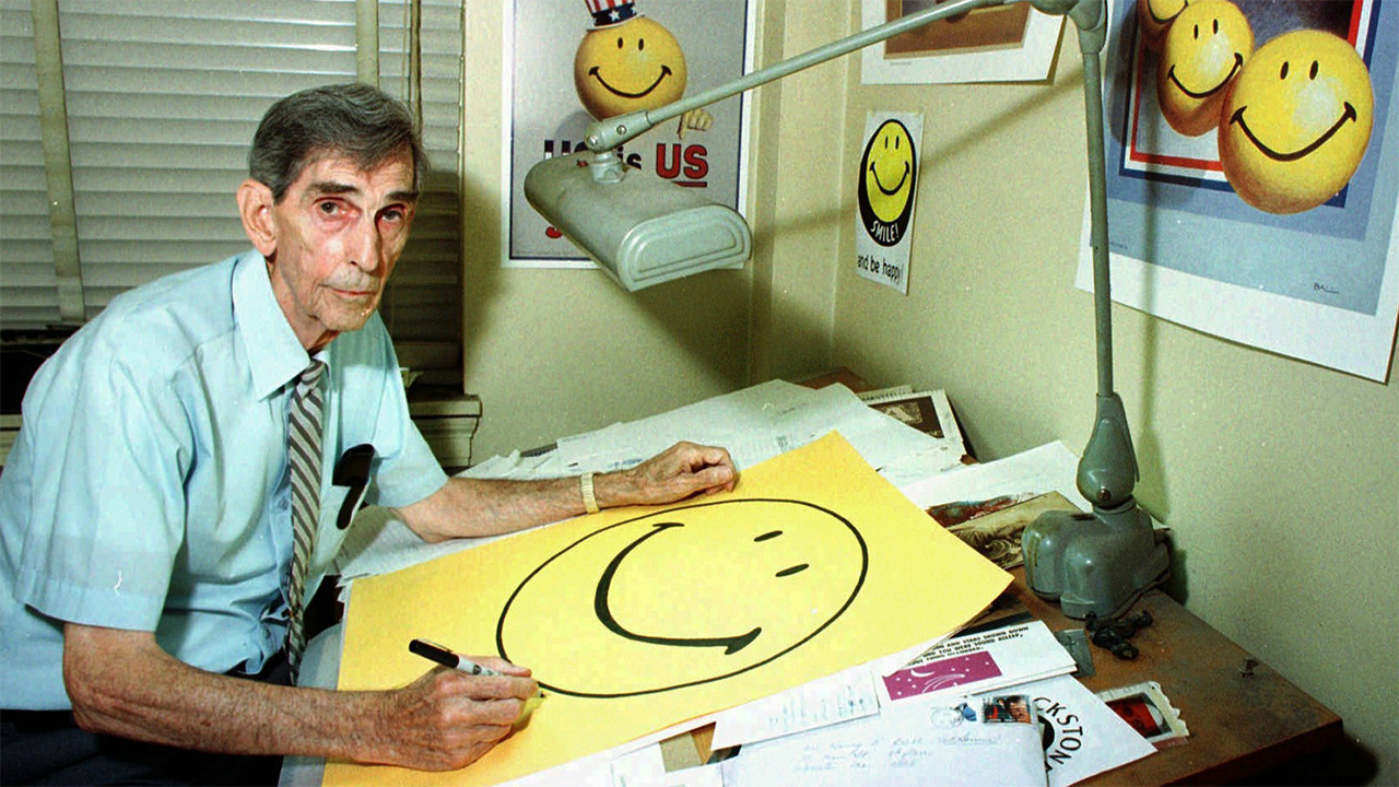 The inventor of the smiley face