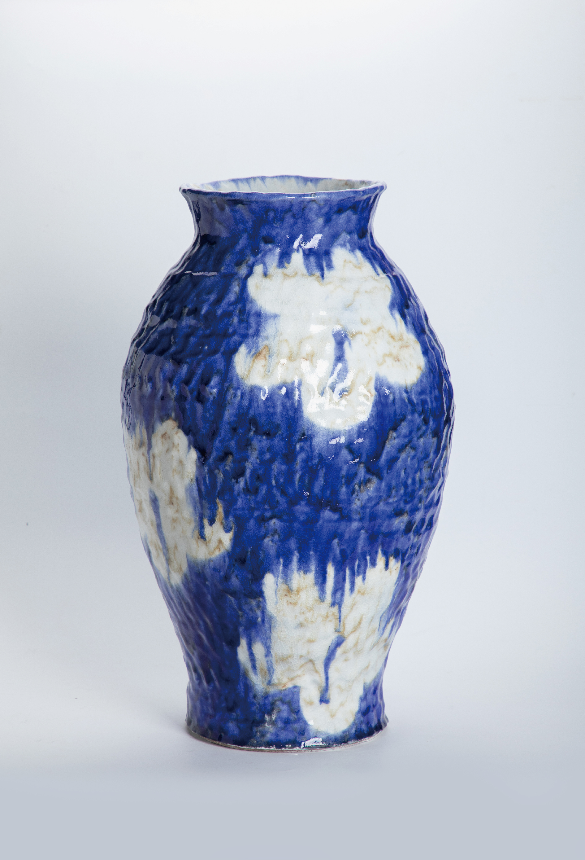 ︎Blue Floral Vase