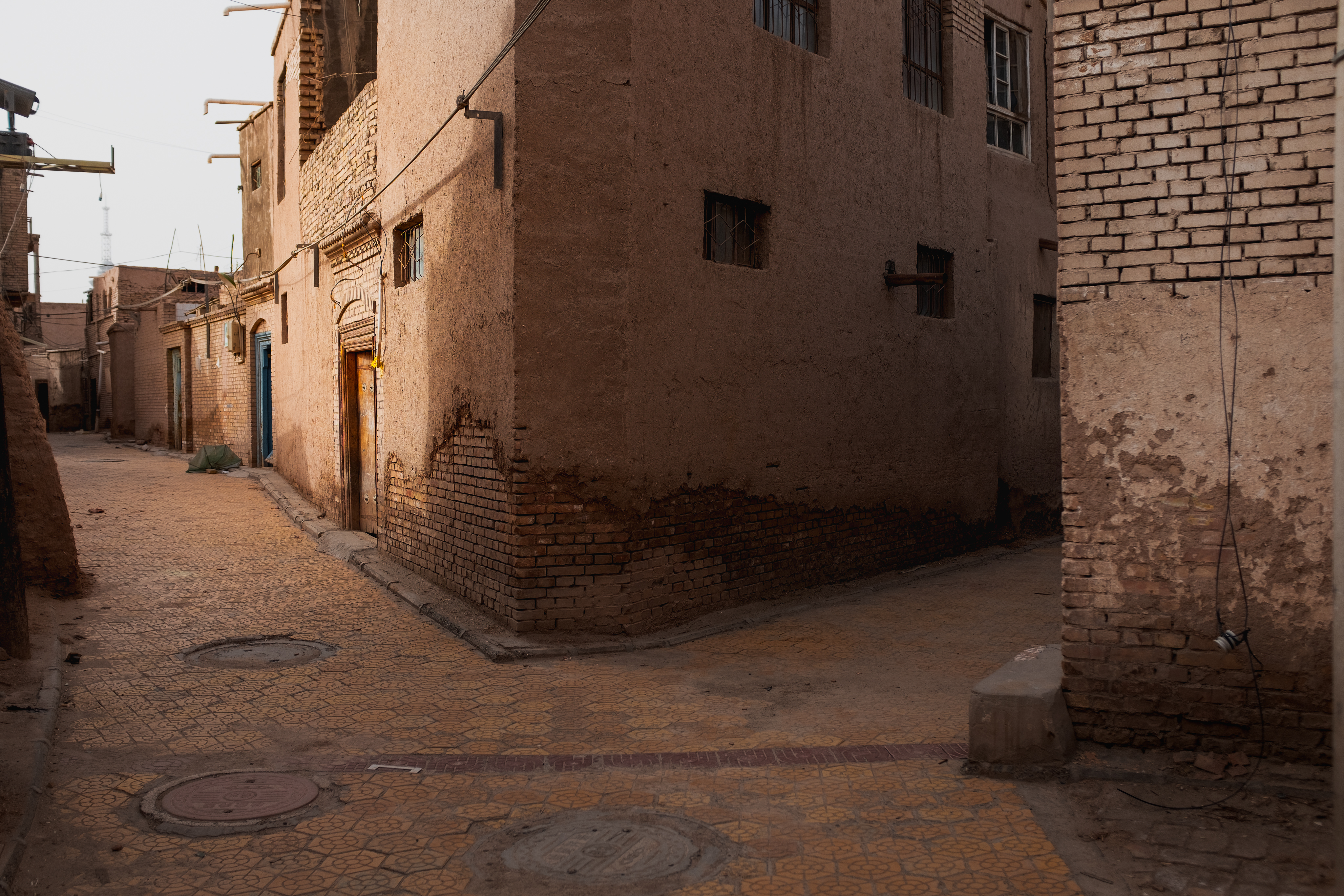 I climbed over the walls and walked the empty streets and abandoned houses, soon to be destroyed.