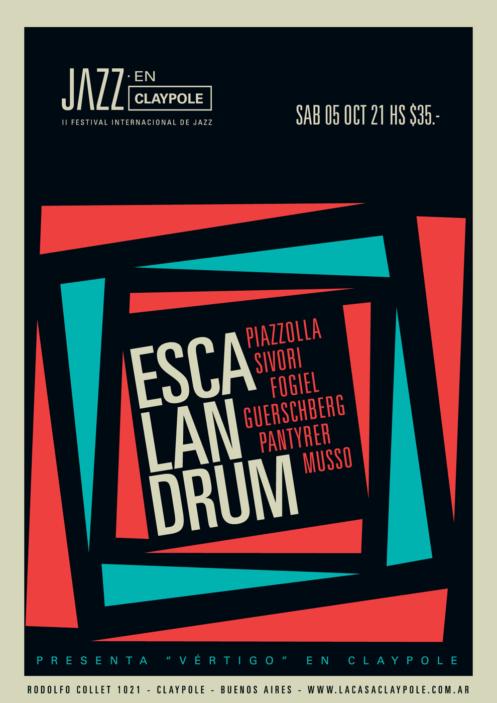 Escalandrum at ‘II Claypole's International Jazz Festival’ 2013