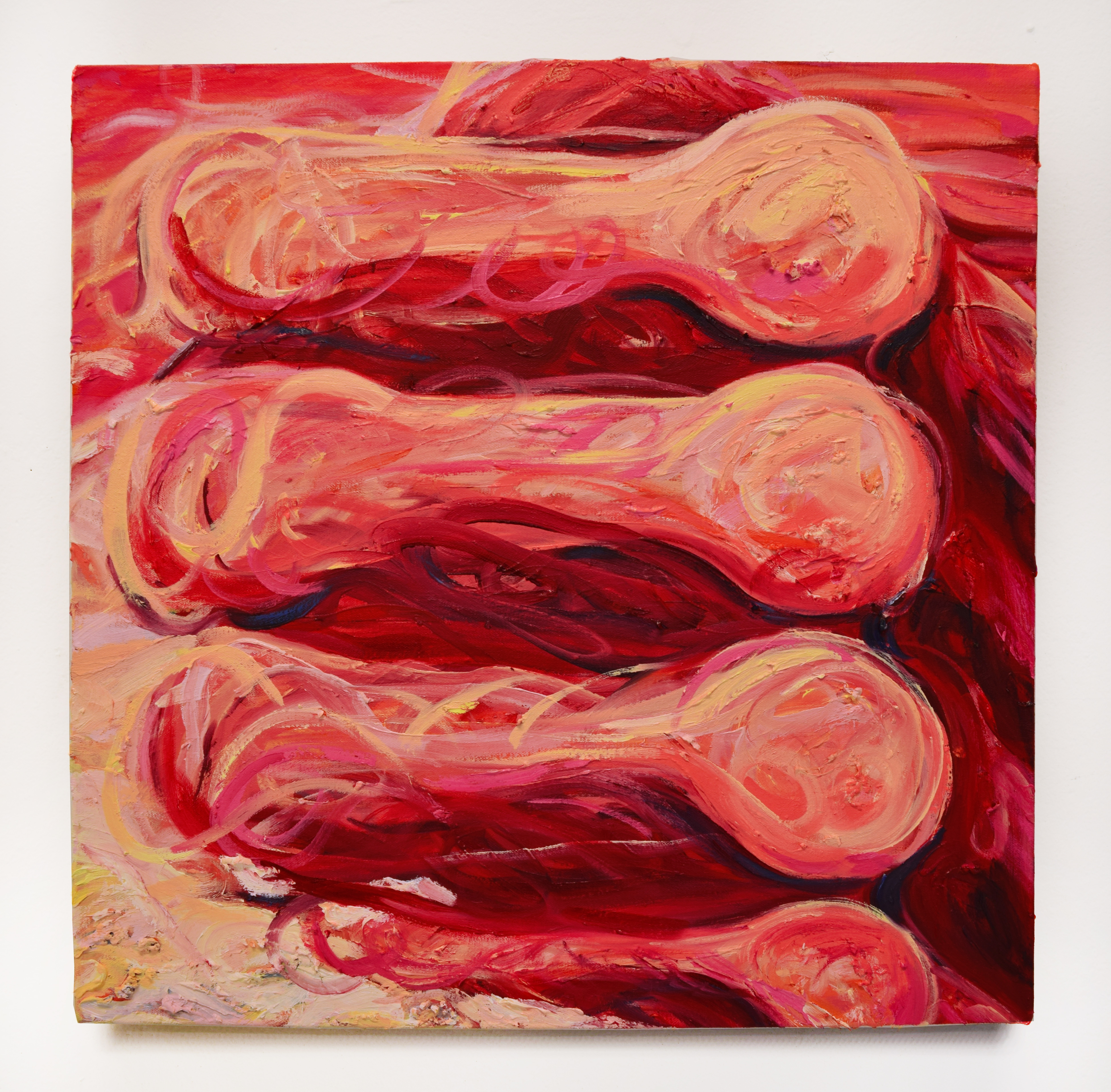 Fist. 2020. Oil on canvas. 20x20 in. 