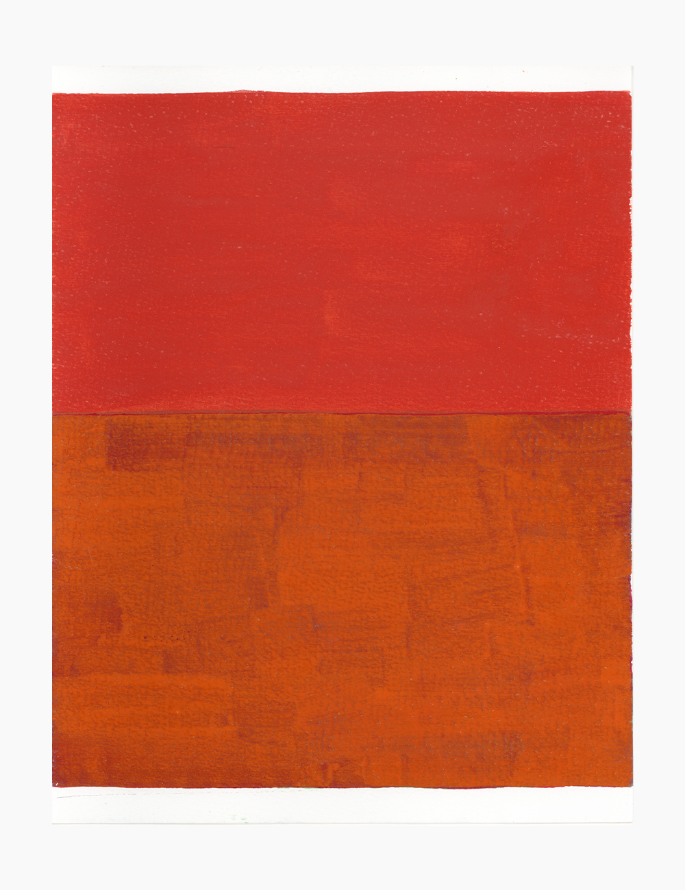 o.T., 2015, Enogu pigments , binder on paper, 28 x 21,5 cm