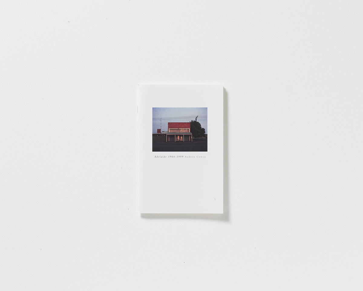 Adelaide 1966 – 1999 Soft cover saddle stitch. Offset print. 14 x 12cm. 40 pages. 2008