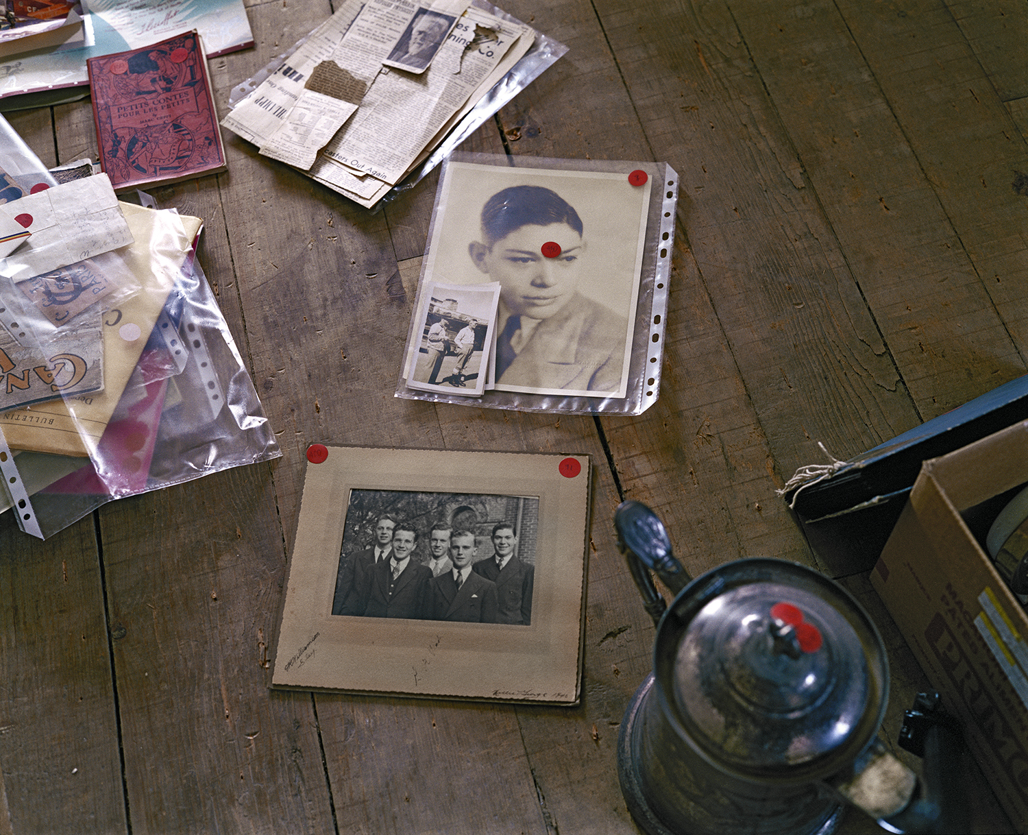 MUIDAR: Interior, contaminated photographs, Port Hope, 1992