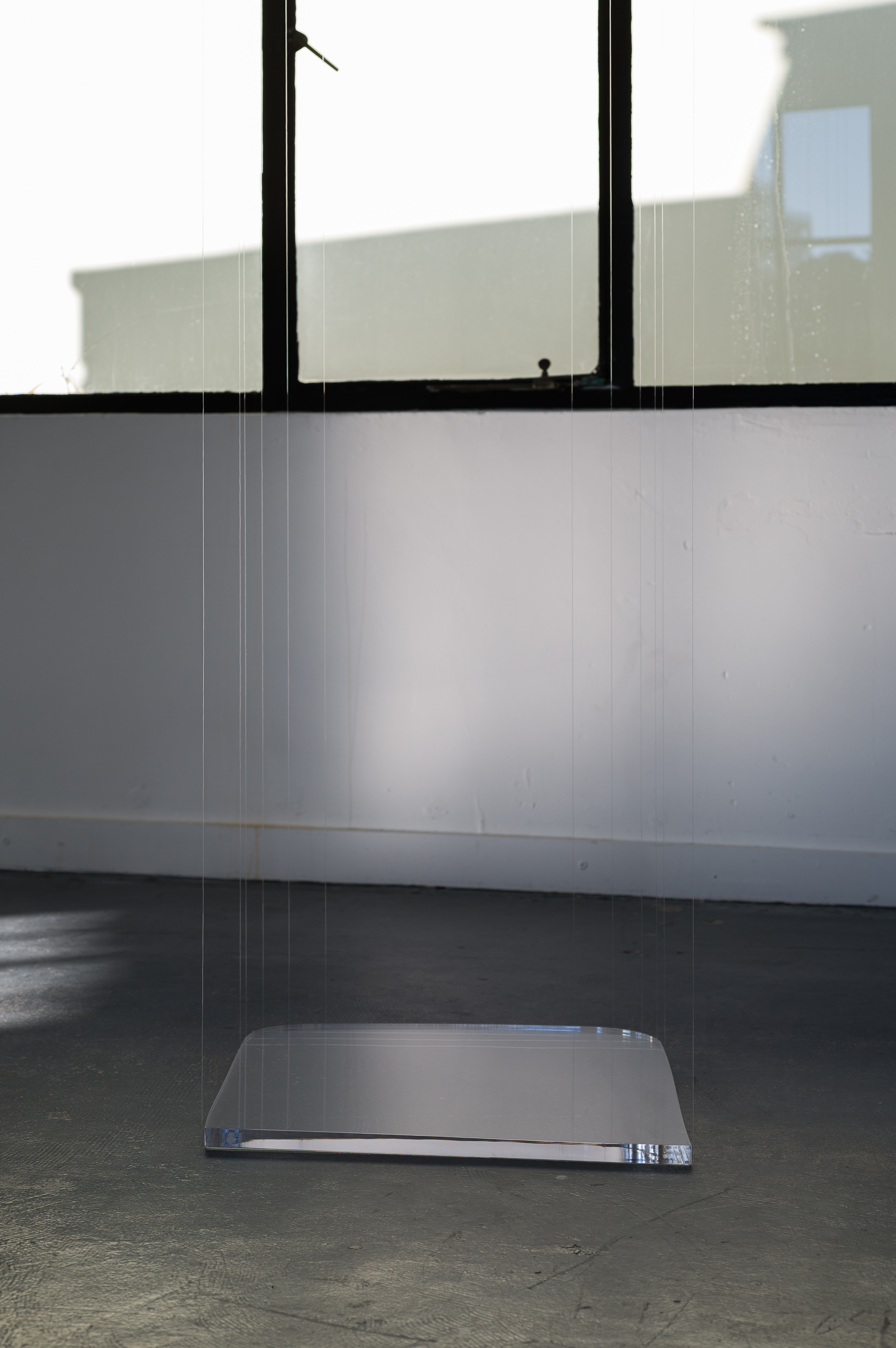 Column Schedule (Parts I-IV), 2025, Part IV (detail), acrylic, aluminium, nylon, 3540 × 565 × 510 mm, 6:27PM, 11 November 2025