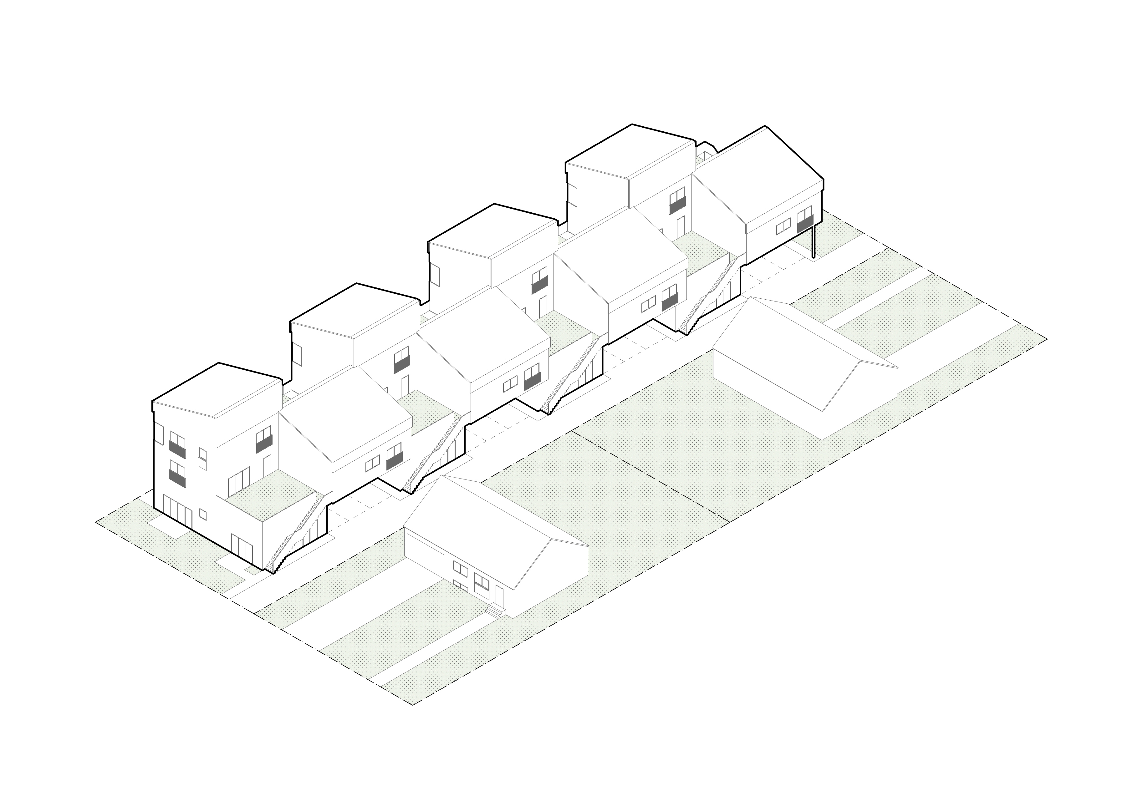 2-parcel typology: “Row” / FAR: 1.0