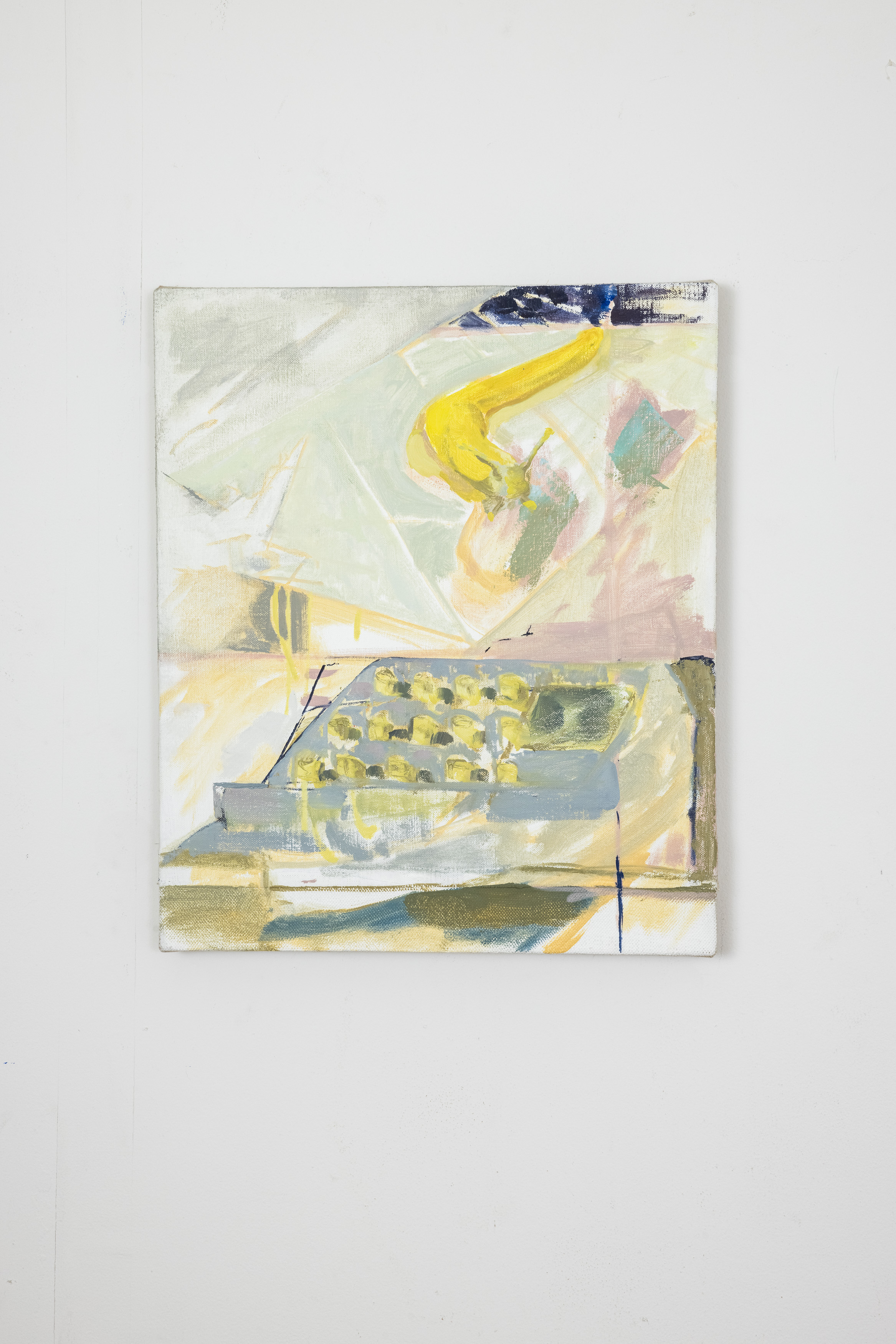 Slug Test, 2019, Oil on Linen, 18" x 15"