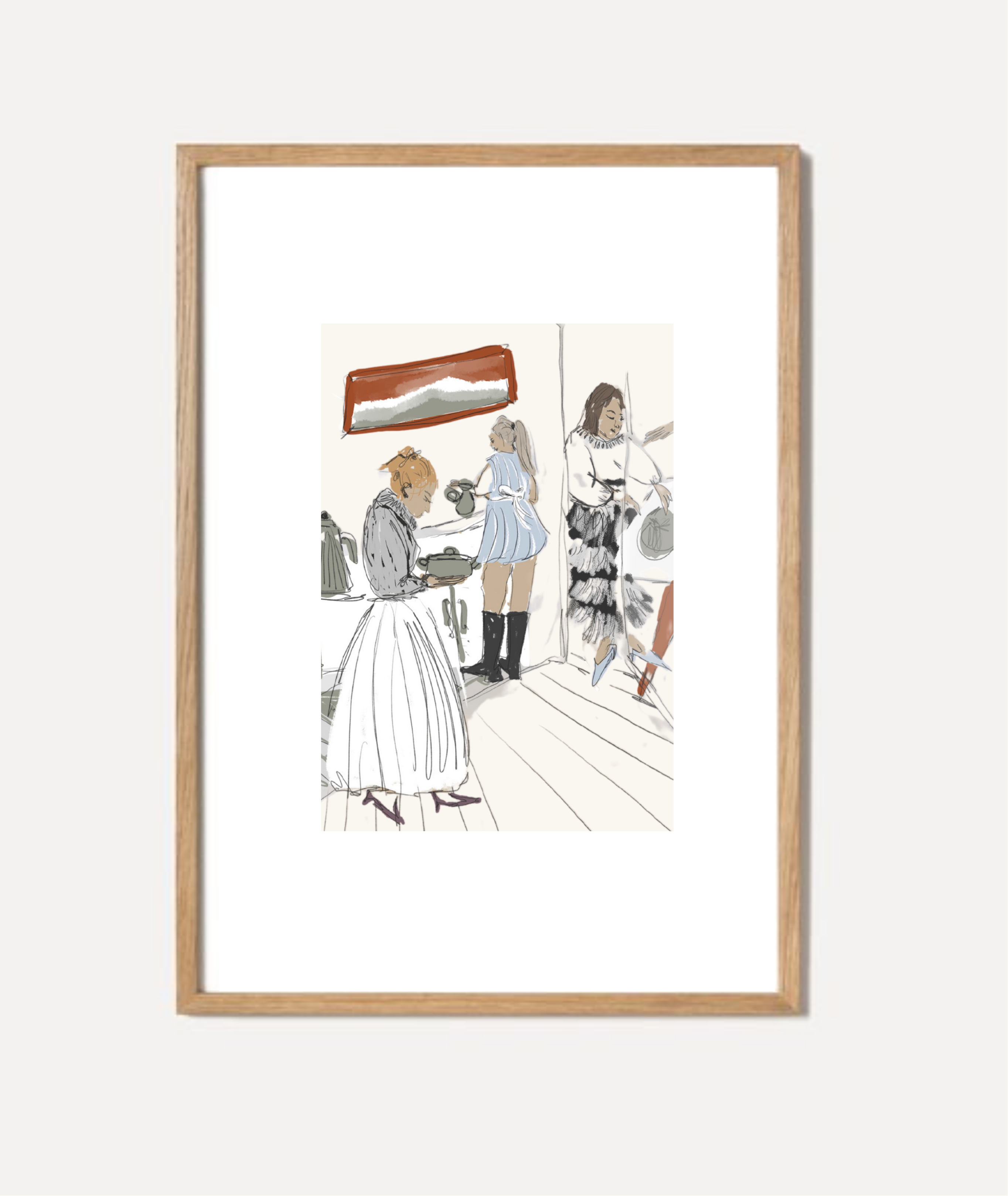 Cotswold Dinner Party / A3 / &pound;50