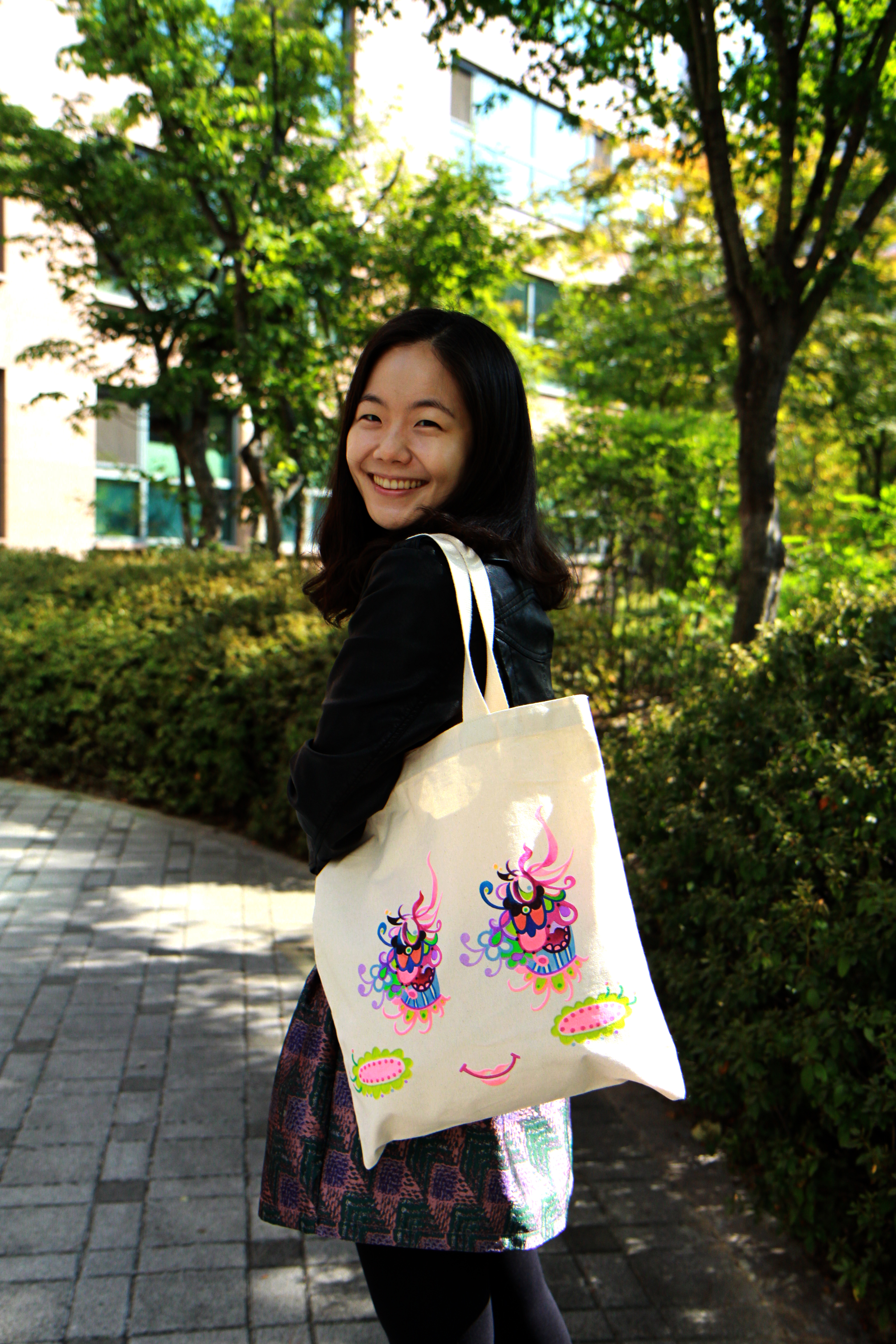 Bag Project - Jiwon, 20 x 29 in, 2014