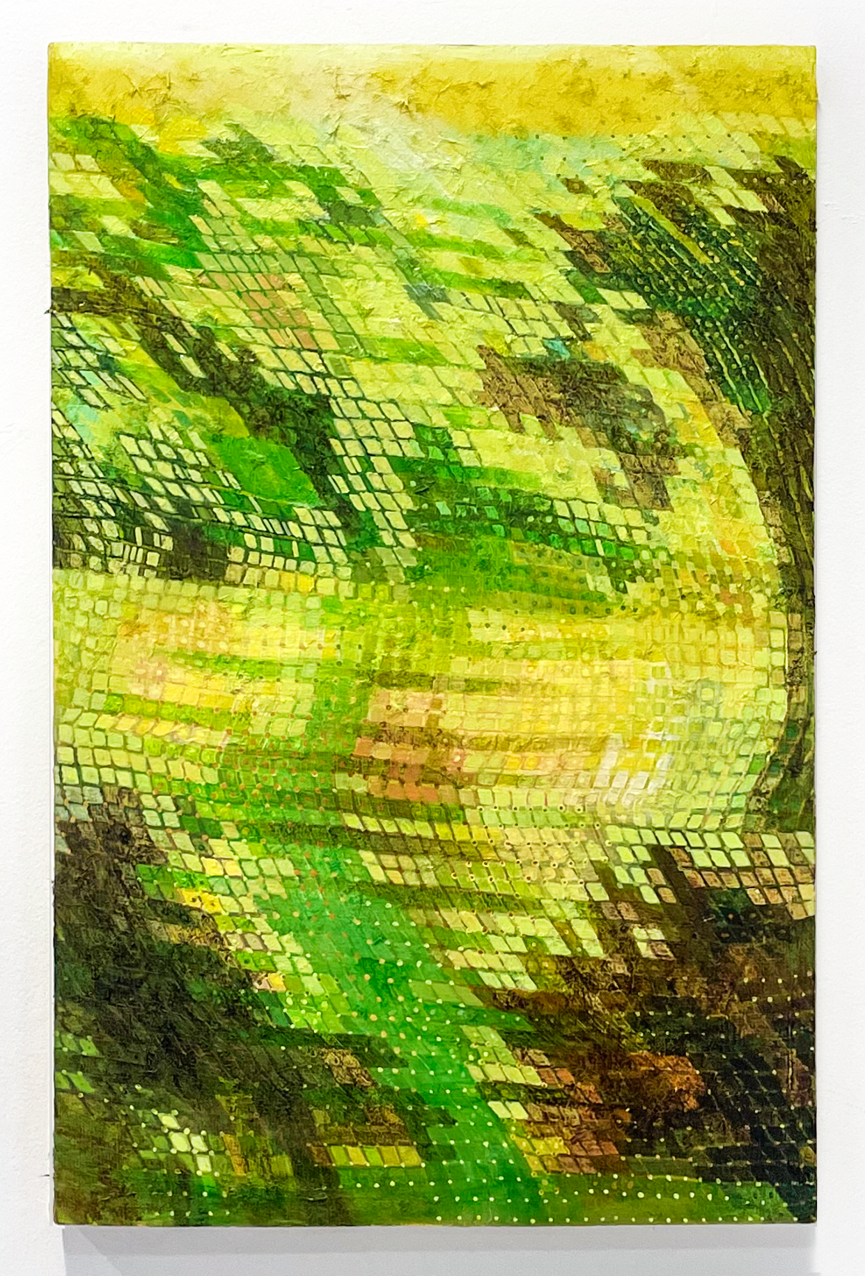 "About One Million in Each Curve", 2024, Oil on Canvas 18” x 12”