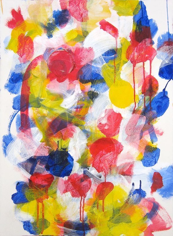 Point 2015 - 16acrylic/paper  22x30”