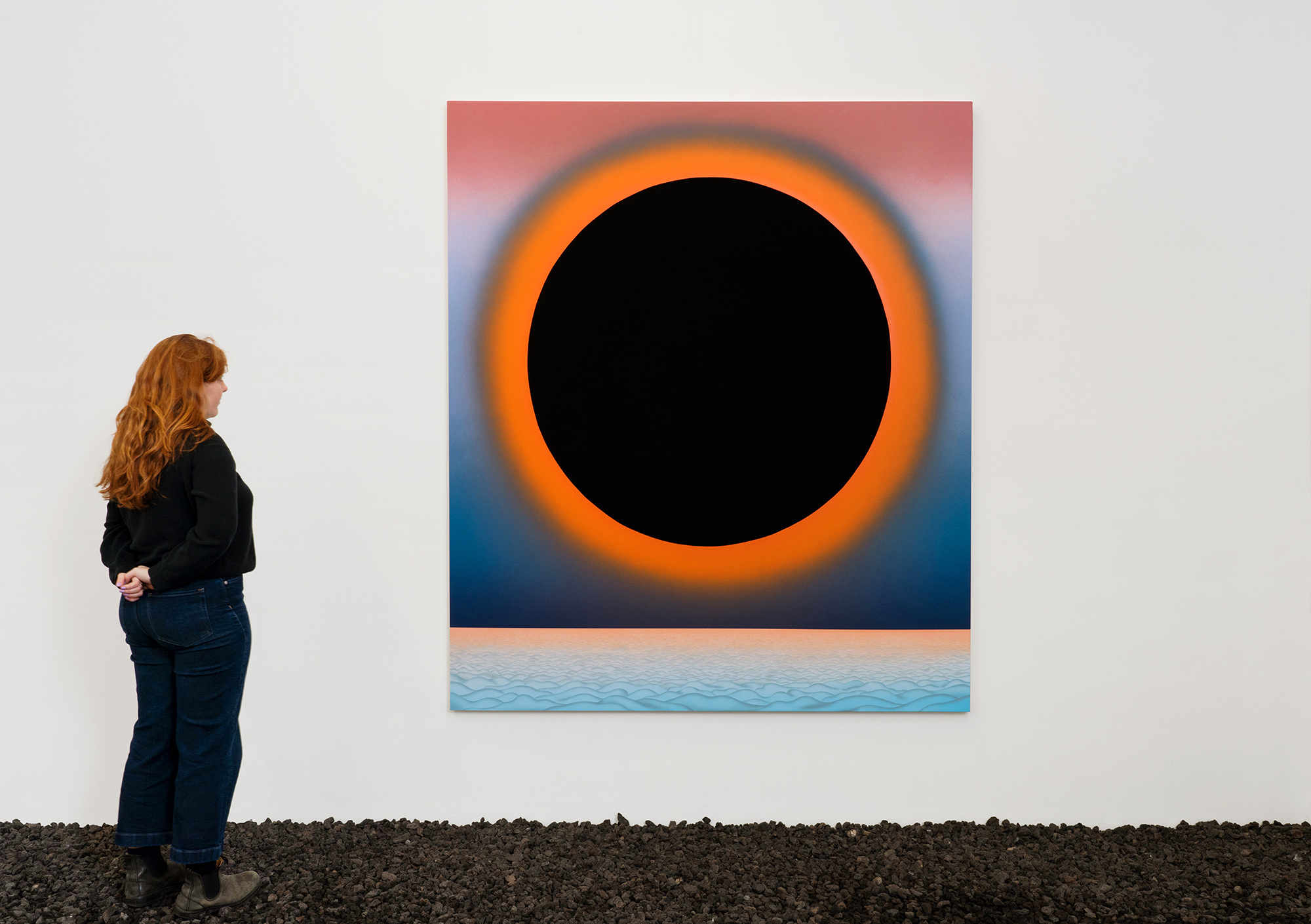 Silence, 2022, acrylic on canvas, 72" × 84"