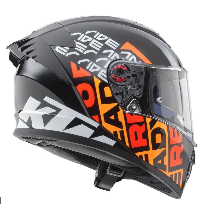KTM street collection helmet. MY 2018-23. Project in collaboration with Kiska design agency