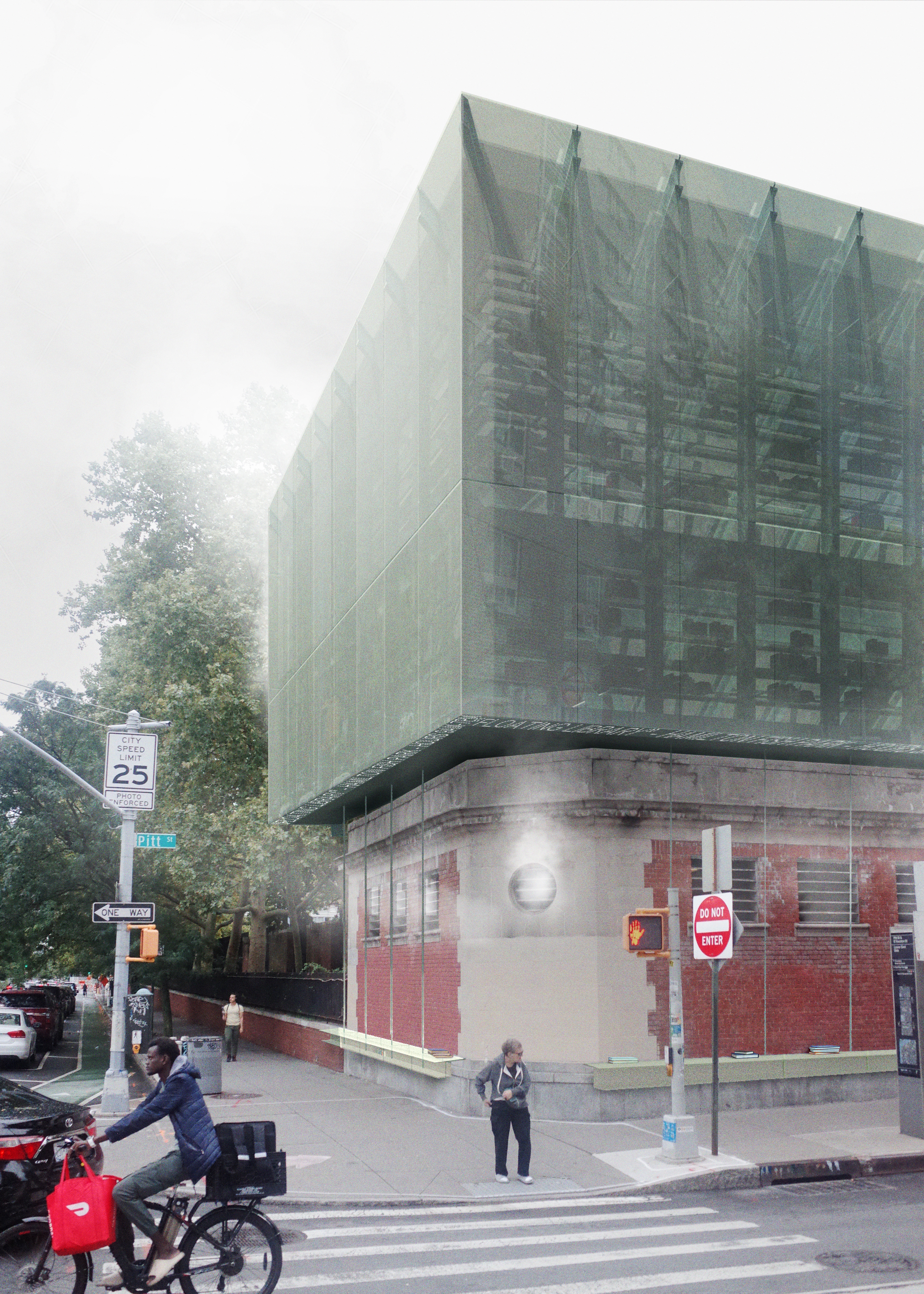 "Floating Library," Harvard GSD, 2024. Ryan Neiheiser and Xristina Argyros studio.