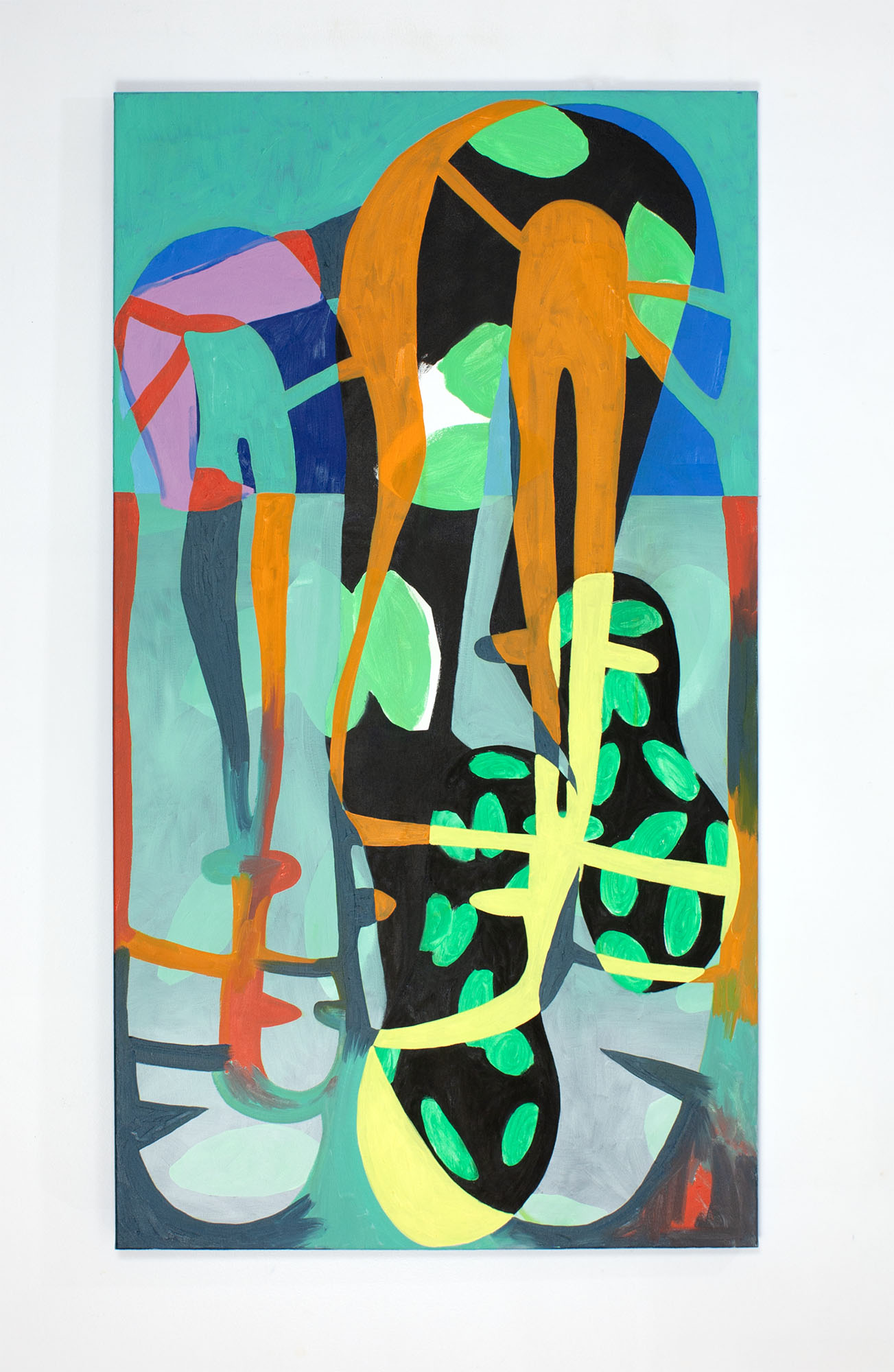 "See What He Sees", 2023, oil on canvas, 30x50 in