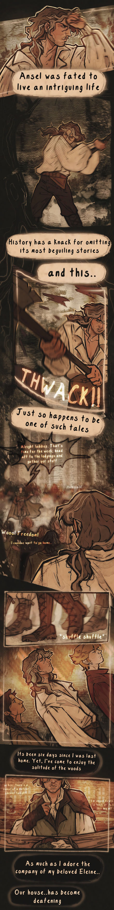 Hiraeth  Digital Illustration, 7&rdquo; x 69&rdquo; , 2022