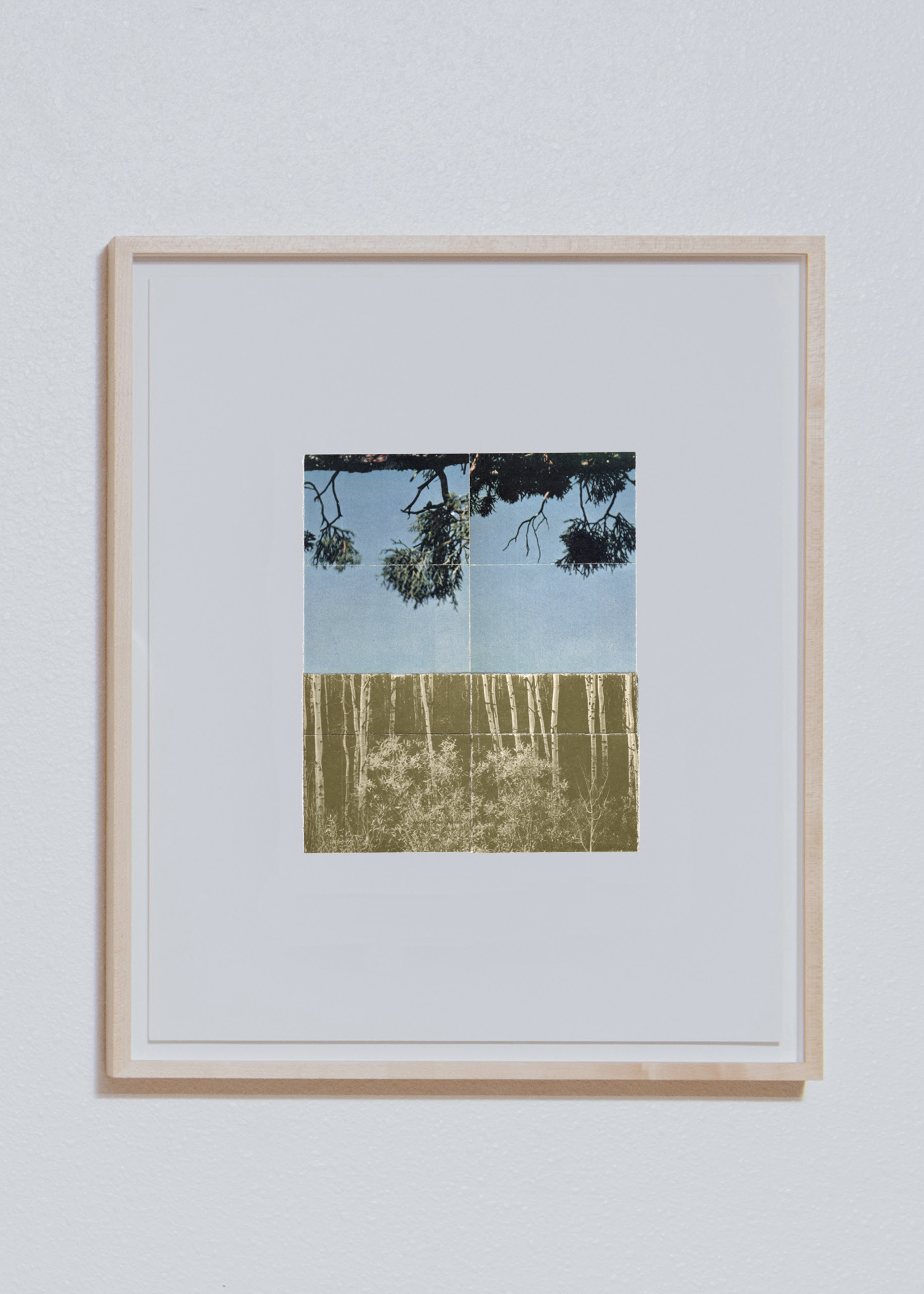 New Torn Collage # 1, Collage on Paper, 14 x 17," 2022