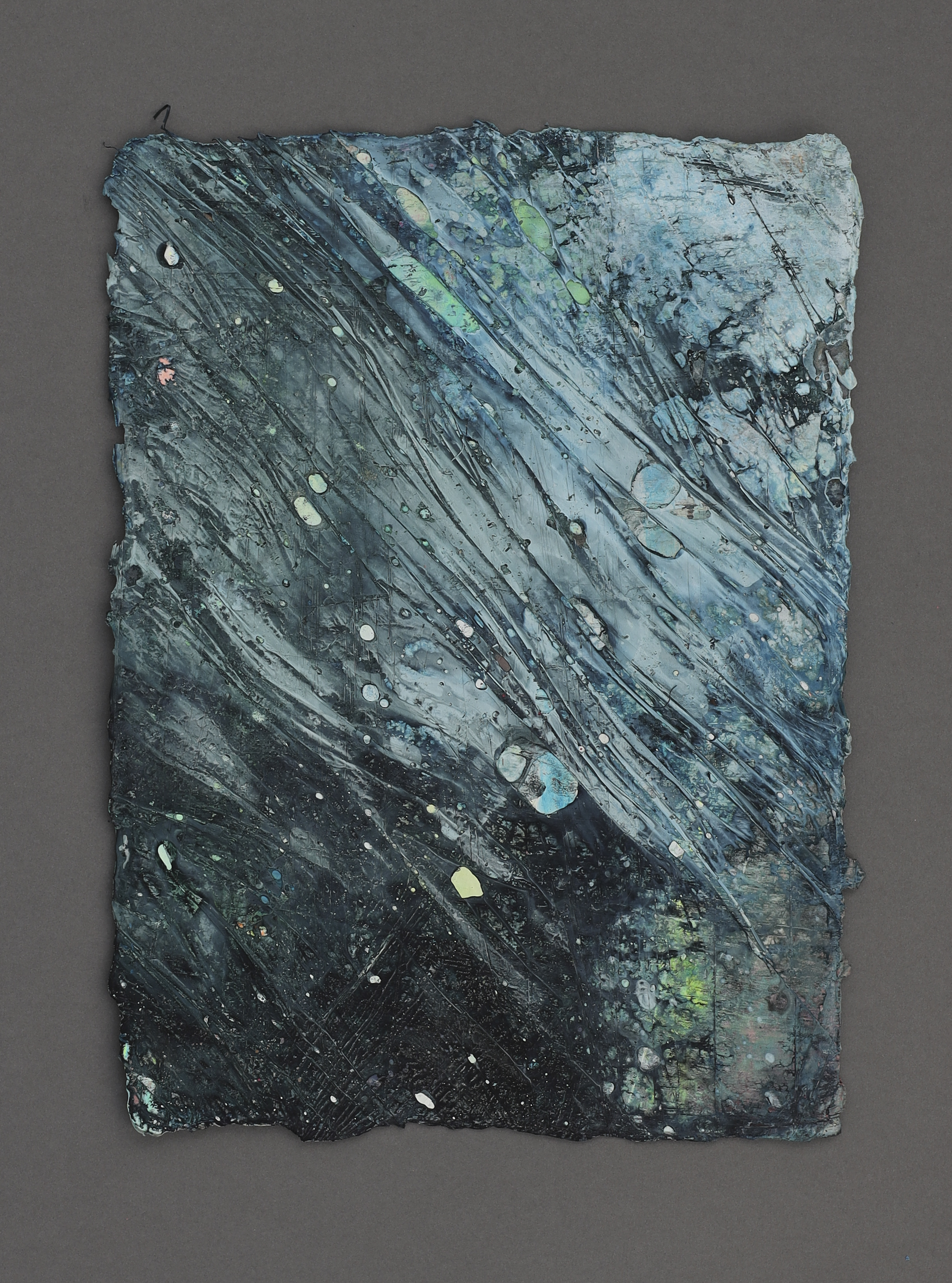 Daniele Innamorato, Untitled, 2023, acrilico su carta, acrylic on paper, cm 30x22