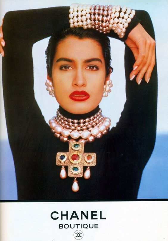 Chanel Fall:Winter 1990. Pic by Karl Lagerfeld