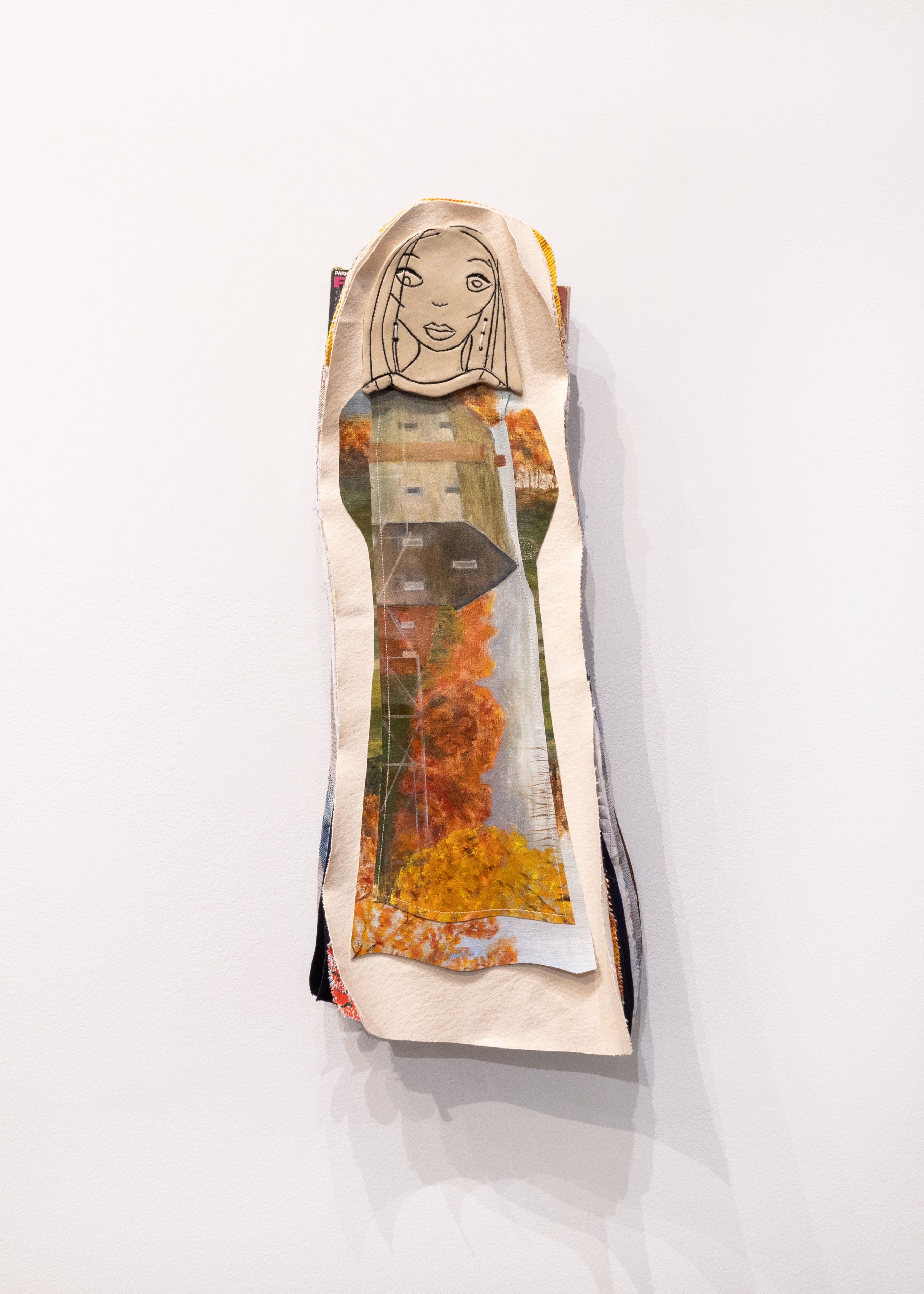 Ponita 2024 ceramic, fabric, unwanted artwork, VHS $700