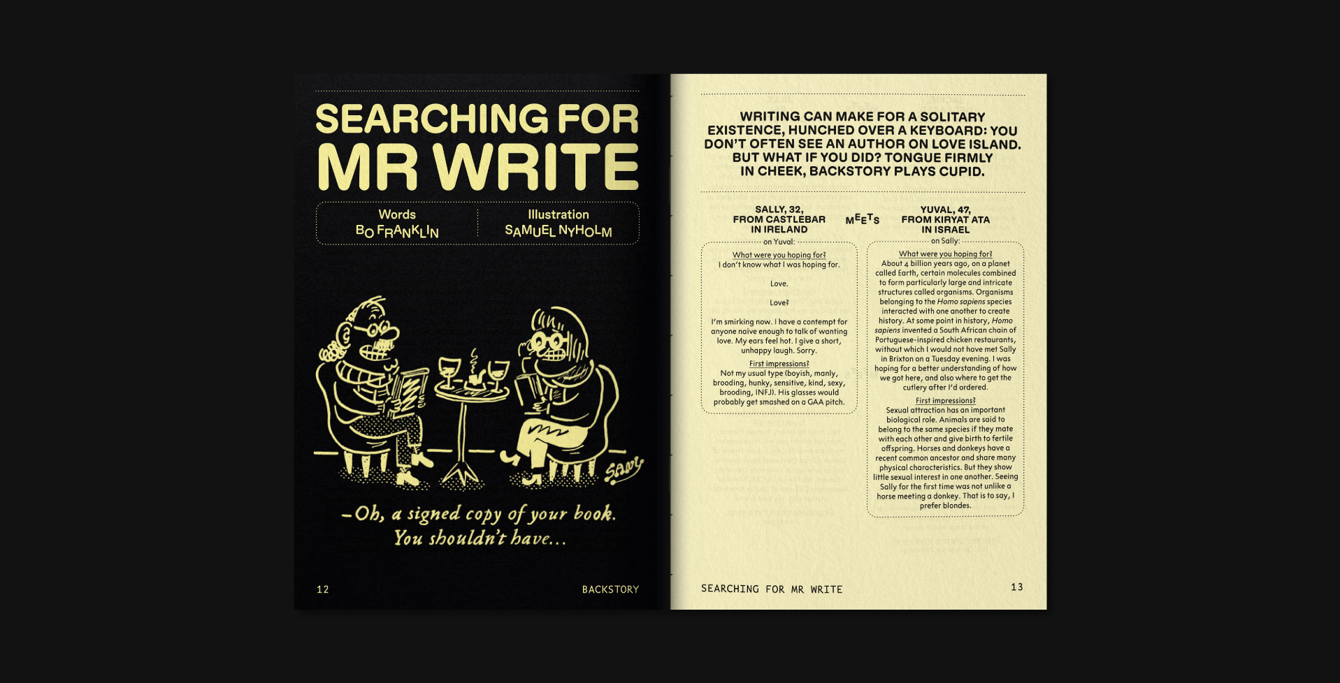 BACKSTORY Magazine Art Direction and design