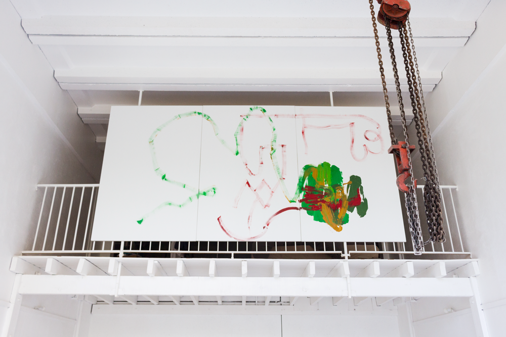 Jérôme Boutterin, BPPB 59T, 2016 ; oil on canvas, 195 × 390 cm.