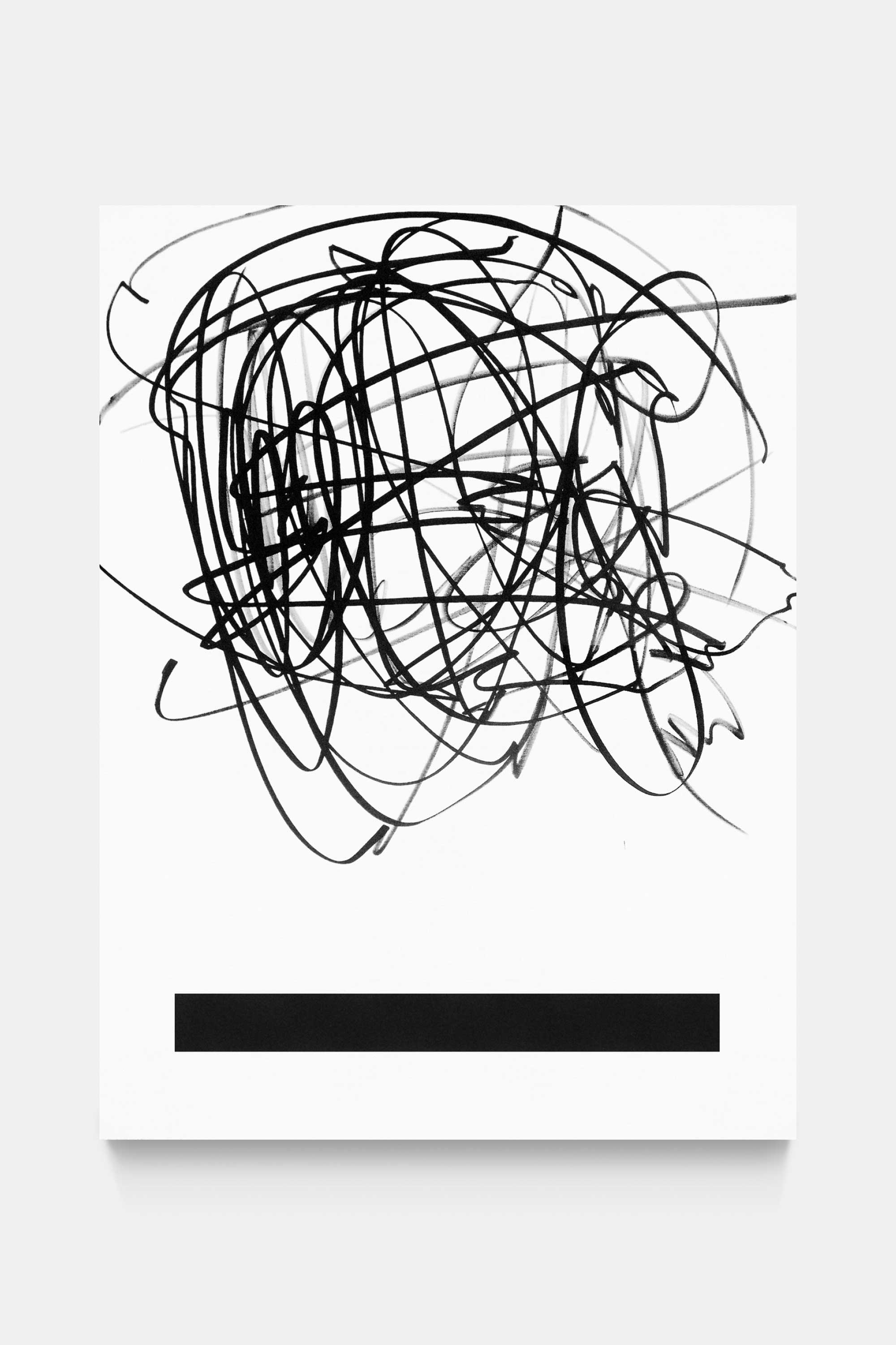 Two lines, 2015. Acrylic paint on canvas. 97&#160;×&#160;130&#160;cm.