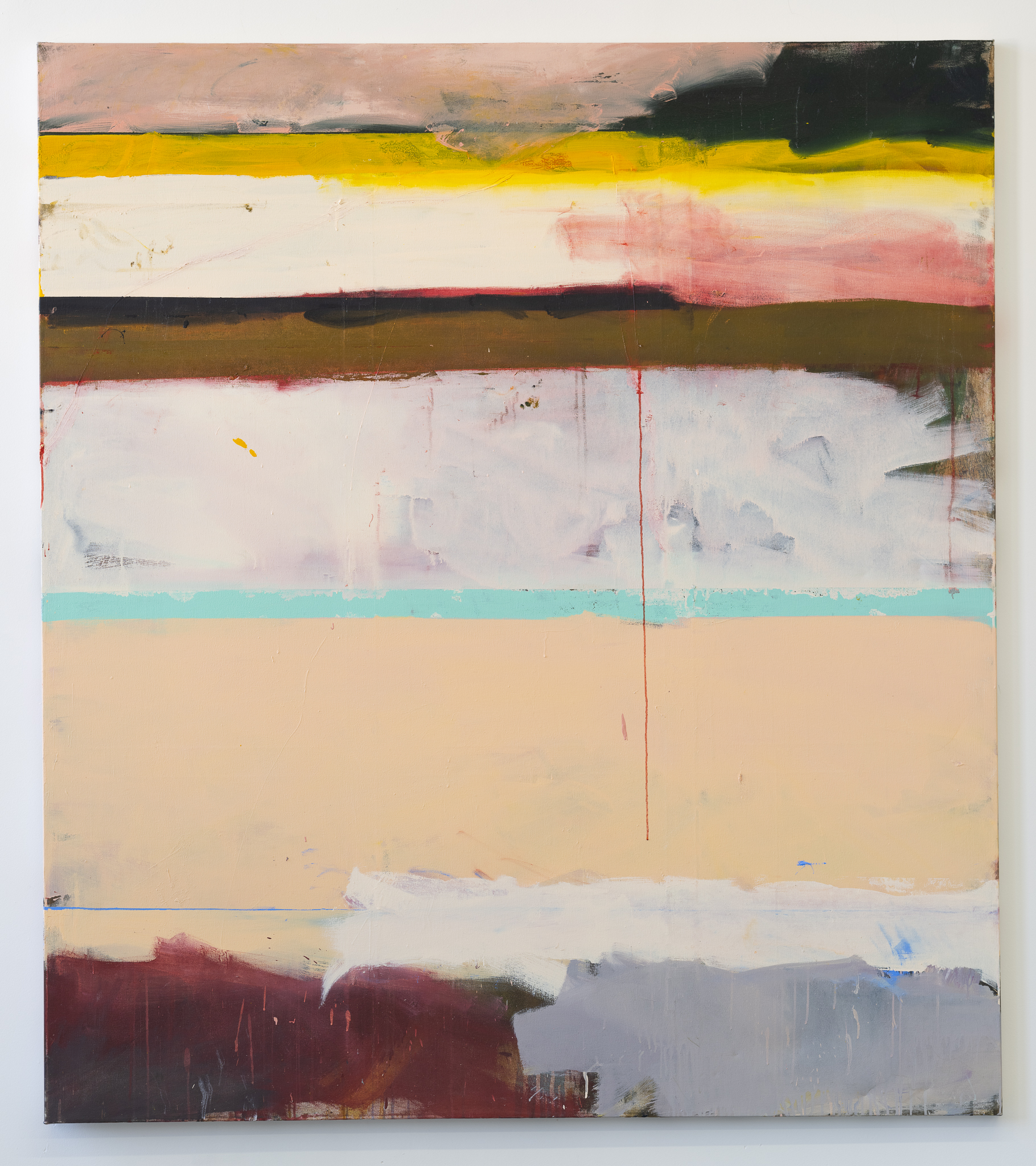 we grow towards the light, 64x72, oil, enamel, acrylic, canvas