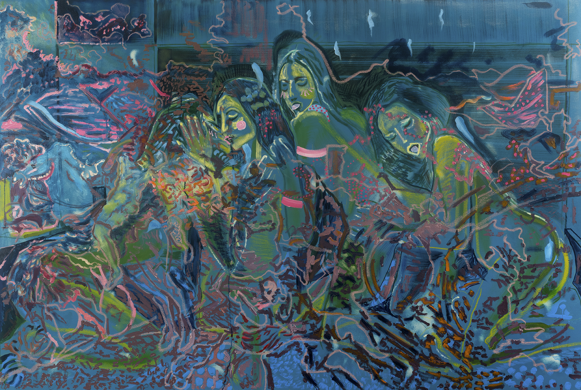 Wet Dream, 2018Oil on canvas48 x 72 in.122 x 183 cm
