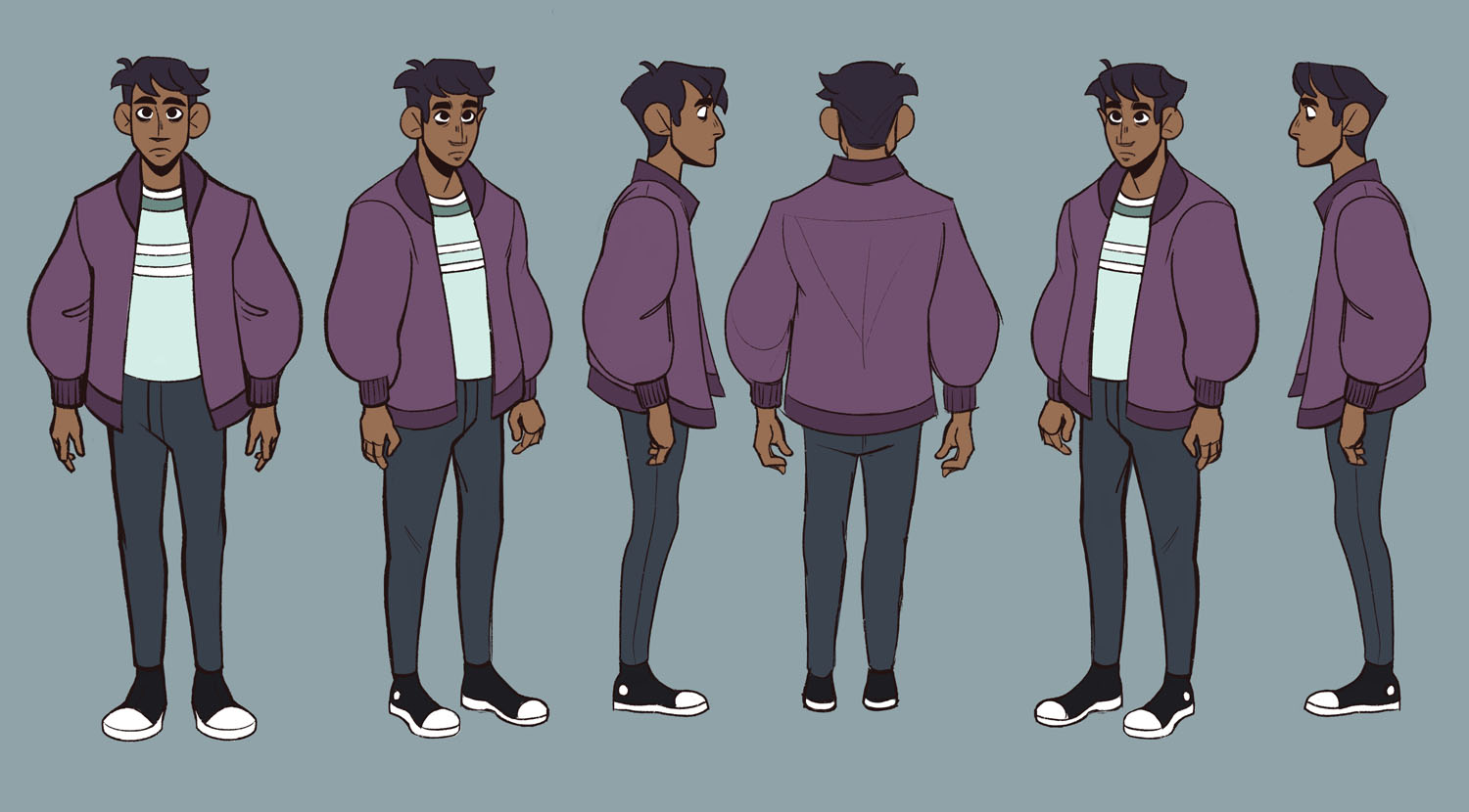 Jamie TurnaroundMaterials: Procreate, Dimensions: 4068x2250, Made 2022