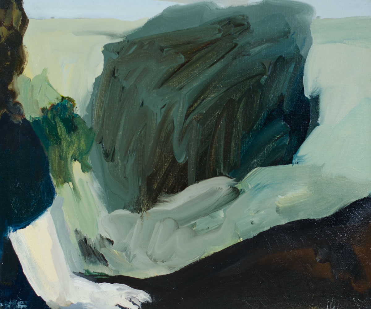 Bush 12.5x15" oil on linen 2019