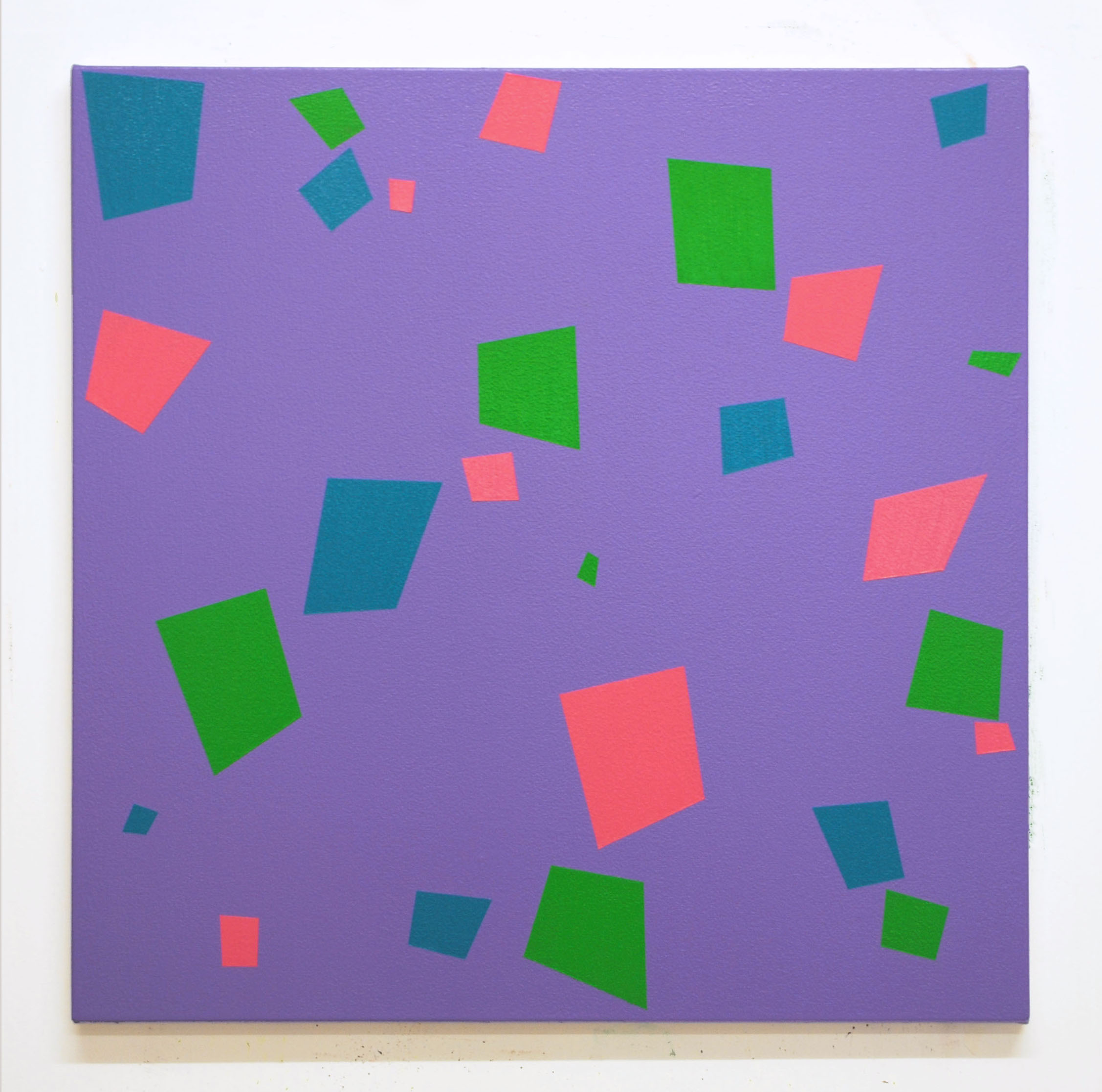 Comminuo XXII 61cm x 61cm oil and acrylic on canvas 2017