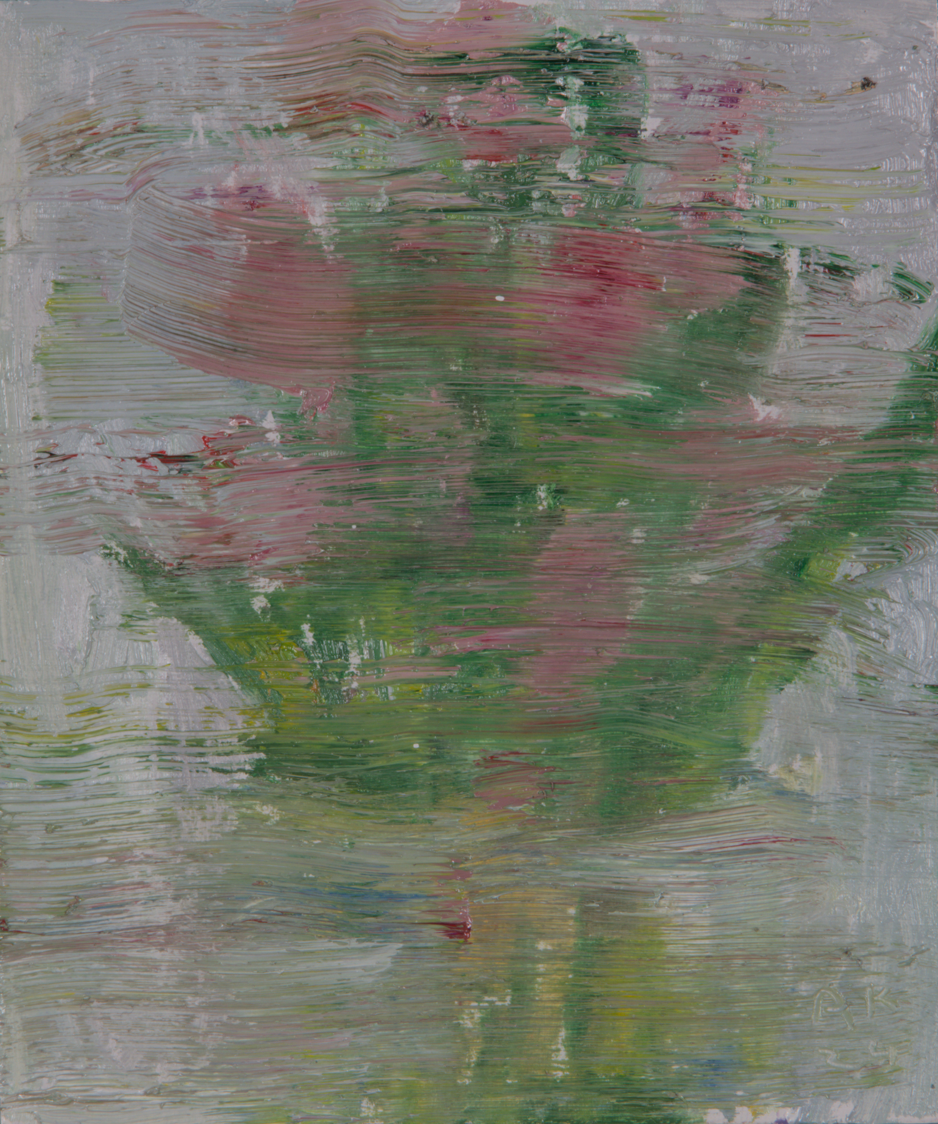 "Vaaleanpunaisia tulppaaneja", 20x17cm