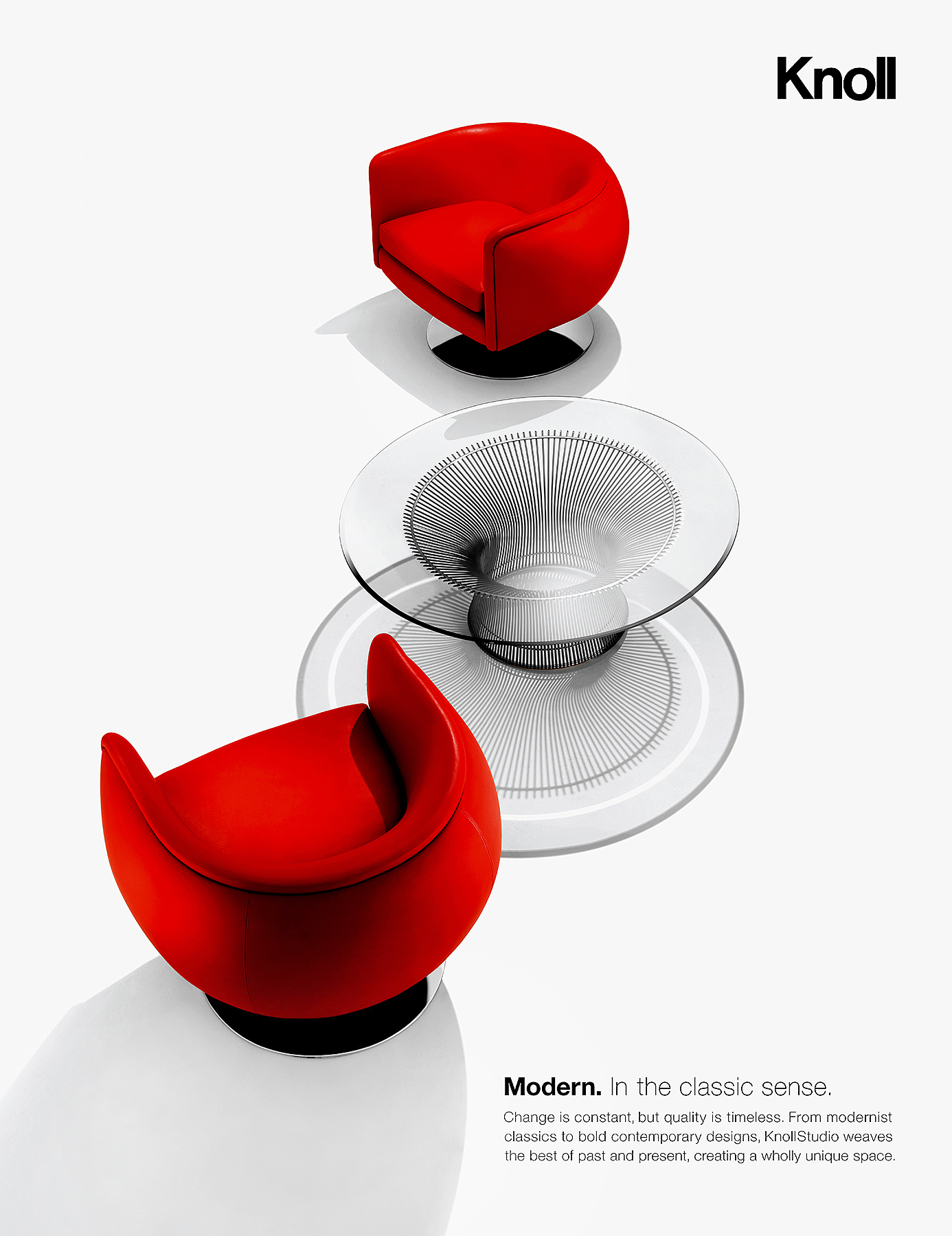 Warren Planter Table and Joseph D'Urso Chairs, Knoll, 20111/2