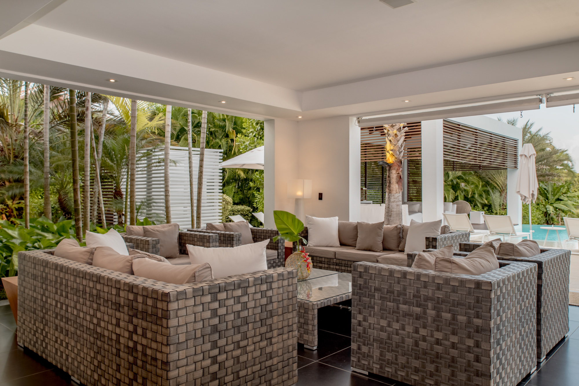 outdoor living room.