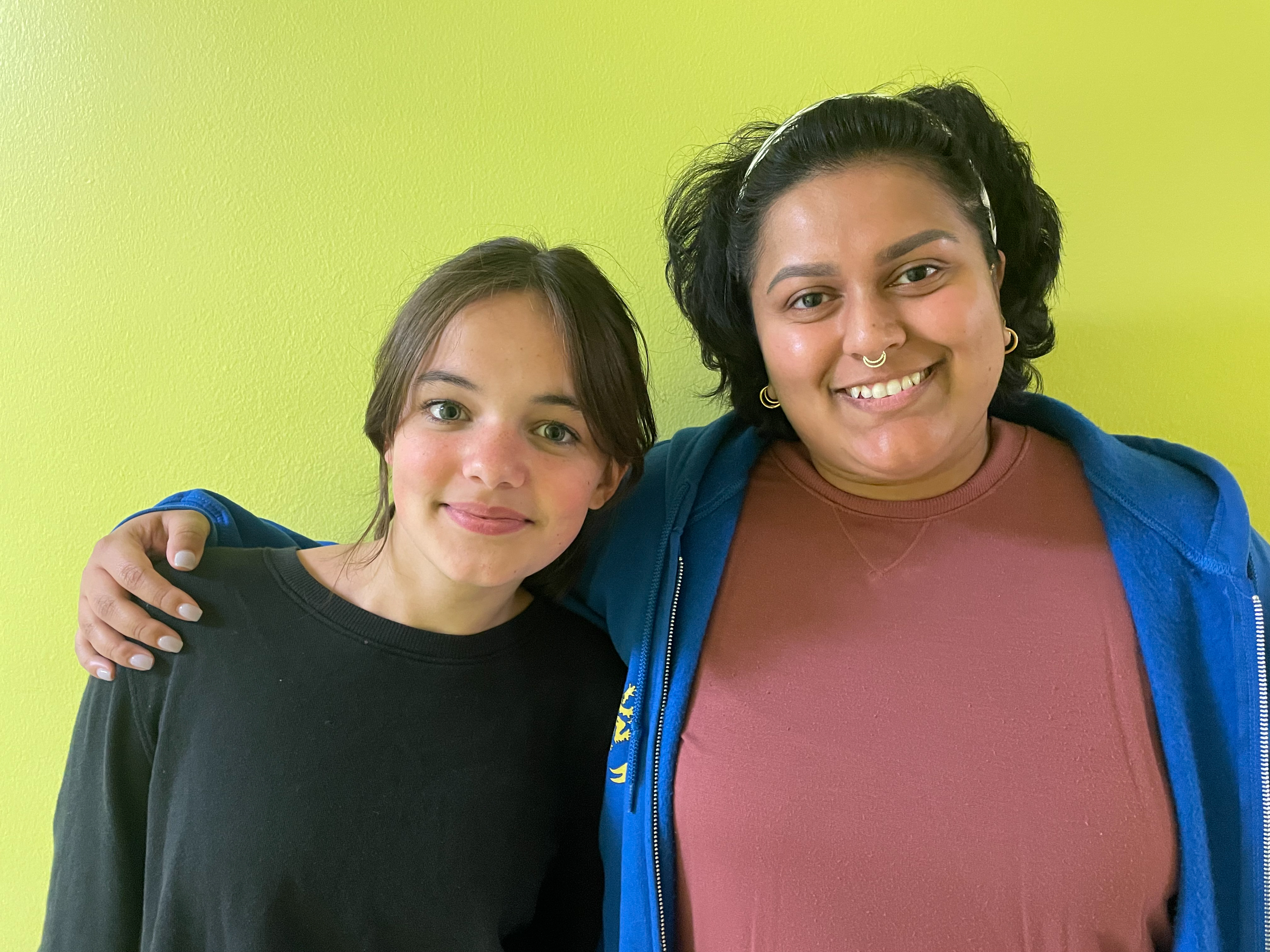 Momotaj Jones and Isla Bloxham