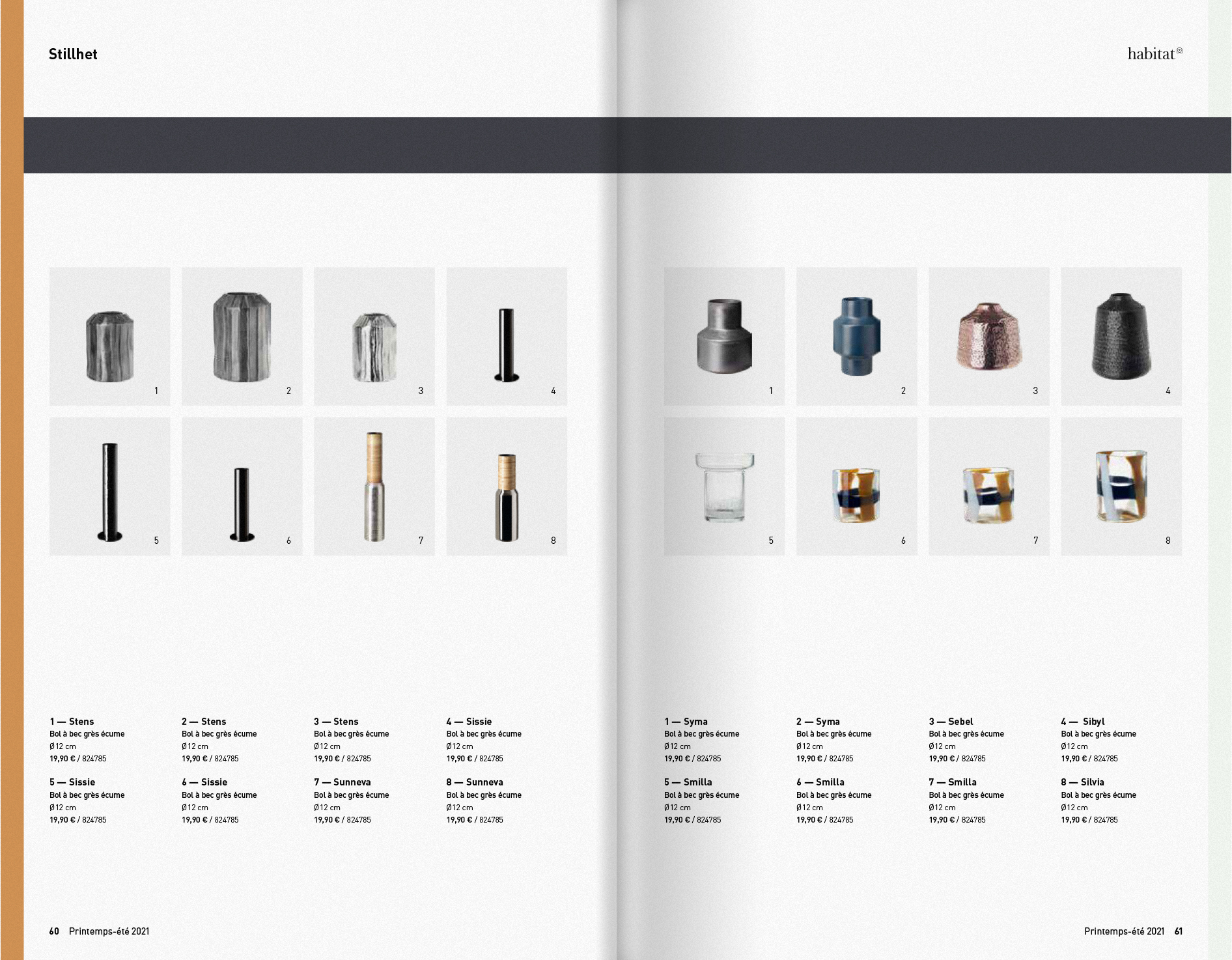Habitat — Design and Art direction catalogue for press (100.p) 
