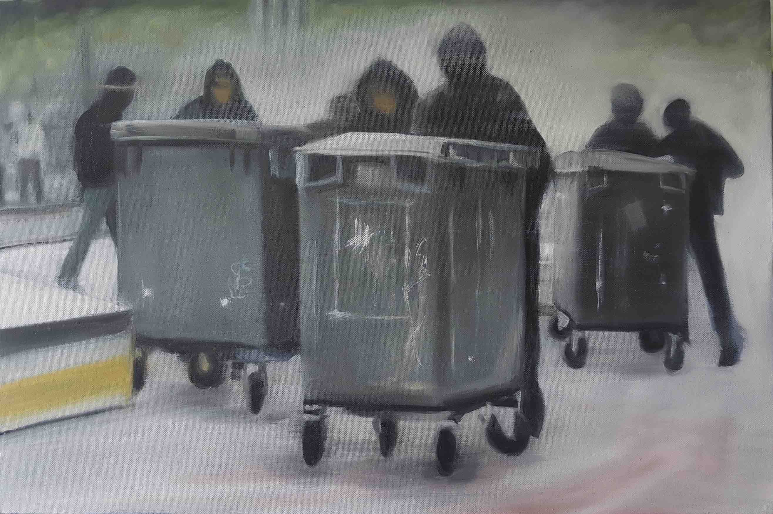 1. Mai 201860 x 40cm, Öl auf Leinwand