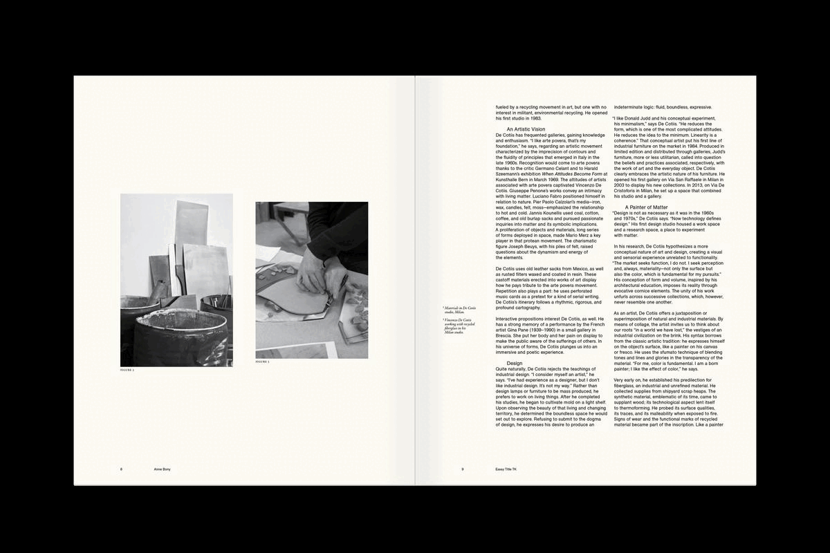 Vincenzo De Cotiis: Works, Book Design and Art Direction with Li, Inc.