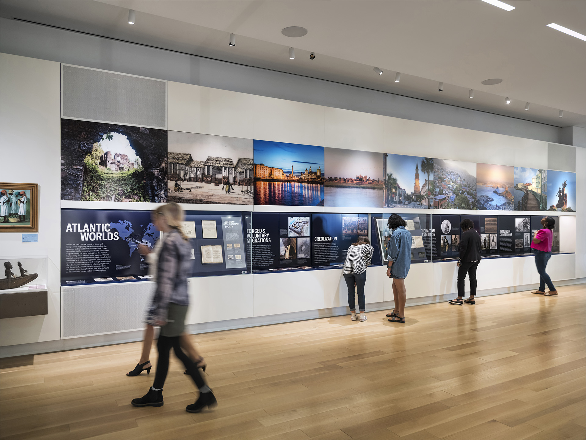 Atlantic Worlds Gallery. Photo cred: Sahar Coston-Hardy/Esto