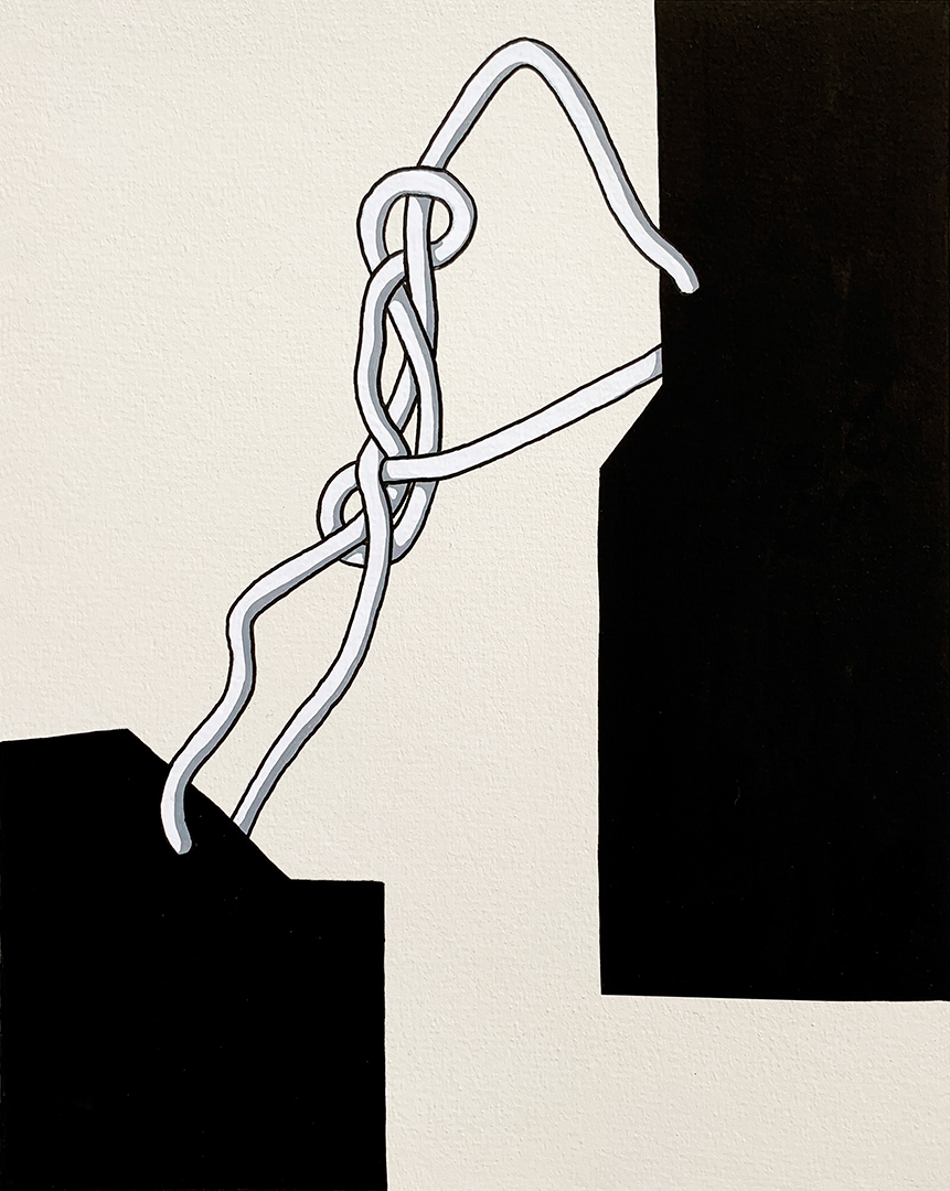 Alicja Gaskon, EU Map (after Brexit): Estonia, 2020, gouache on Montval art board, 8x10x0.1in (20x25x0.3cm)