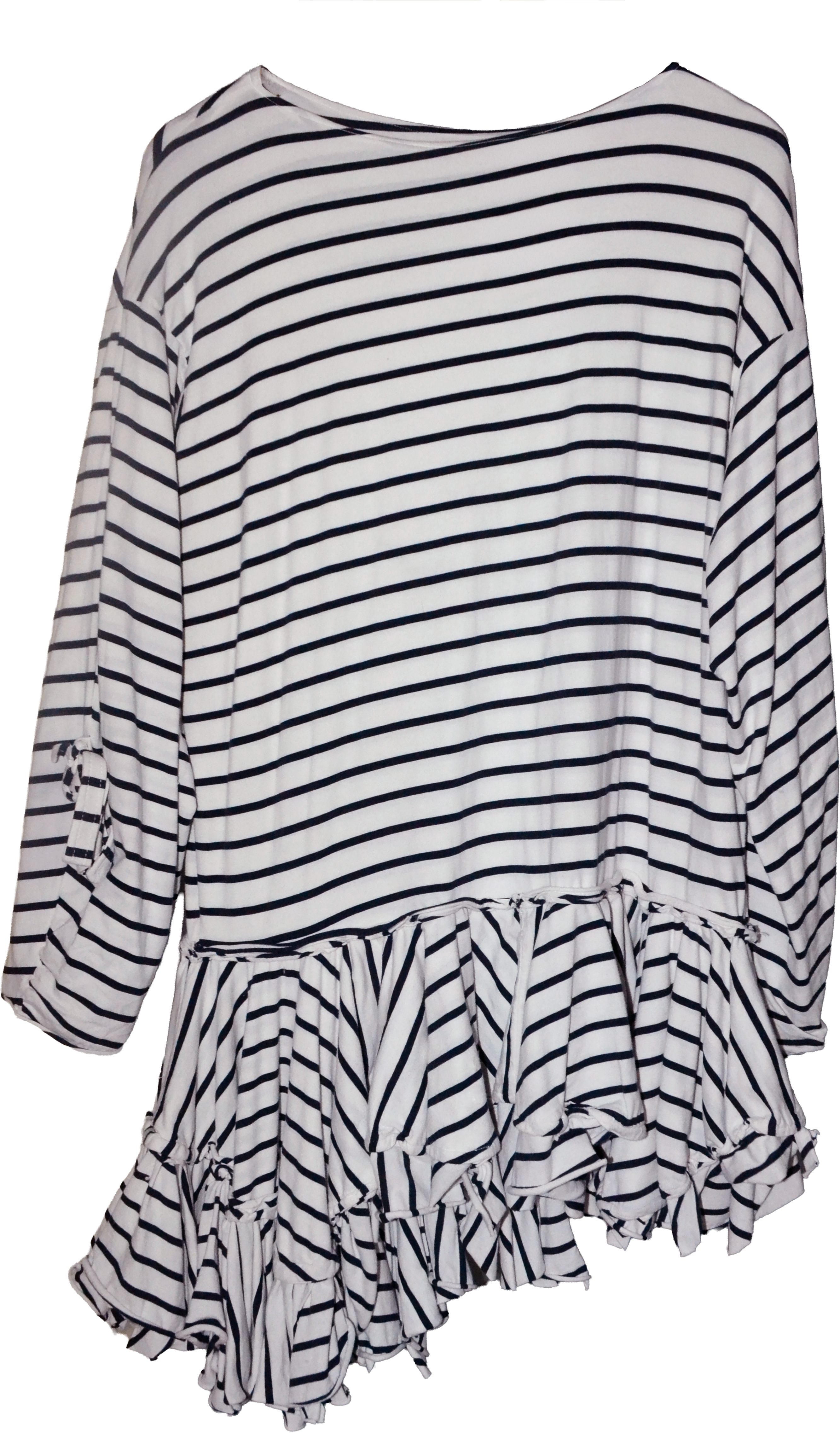 asymmetrical stripped dress