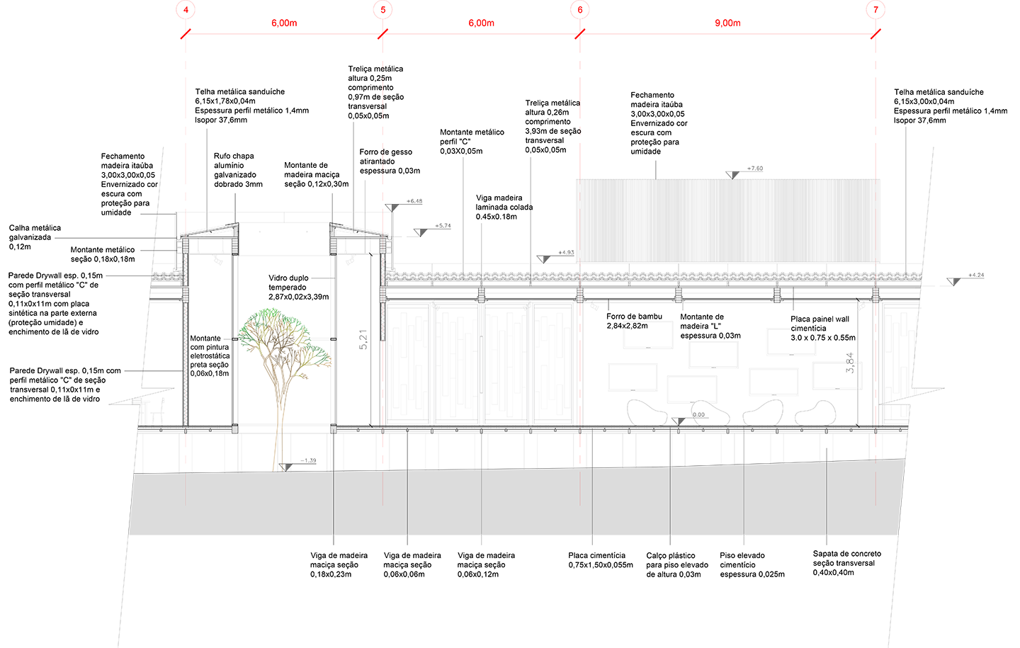 Mata Atlântica Museum Construction Drawing II