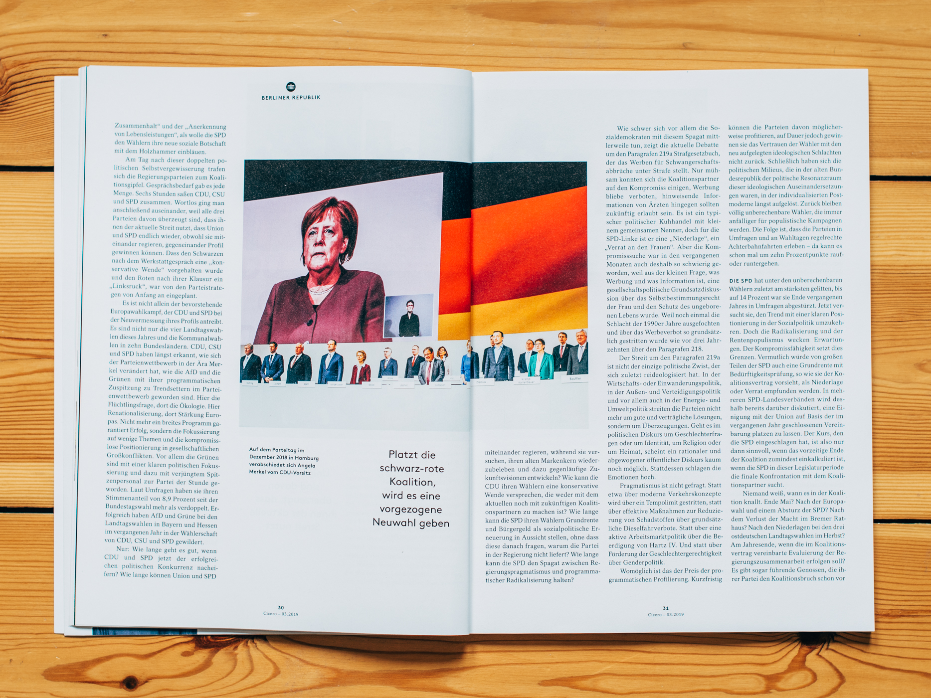 CICERO / Game of Chairs, CDU Parteitag / M&auml;rz 2019