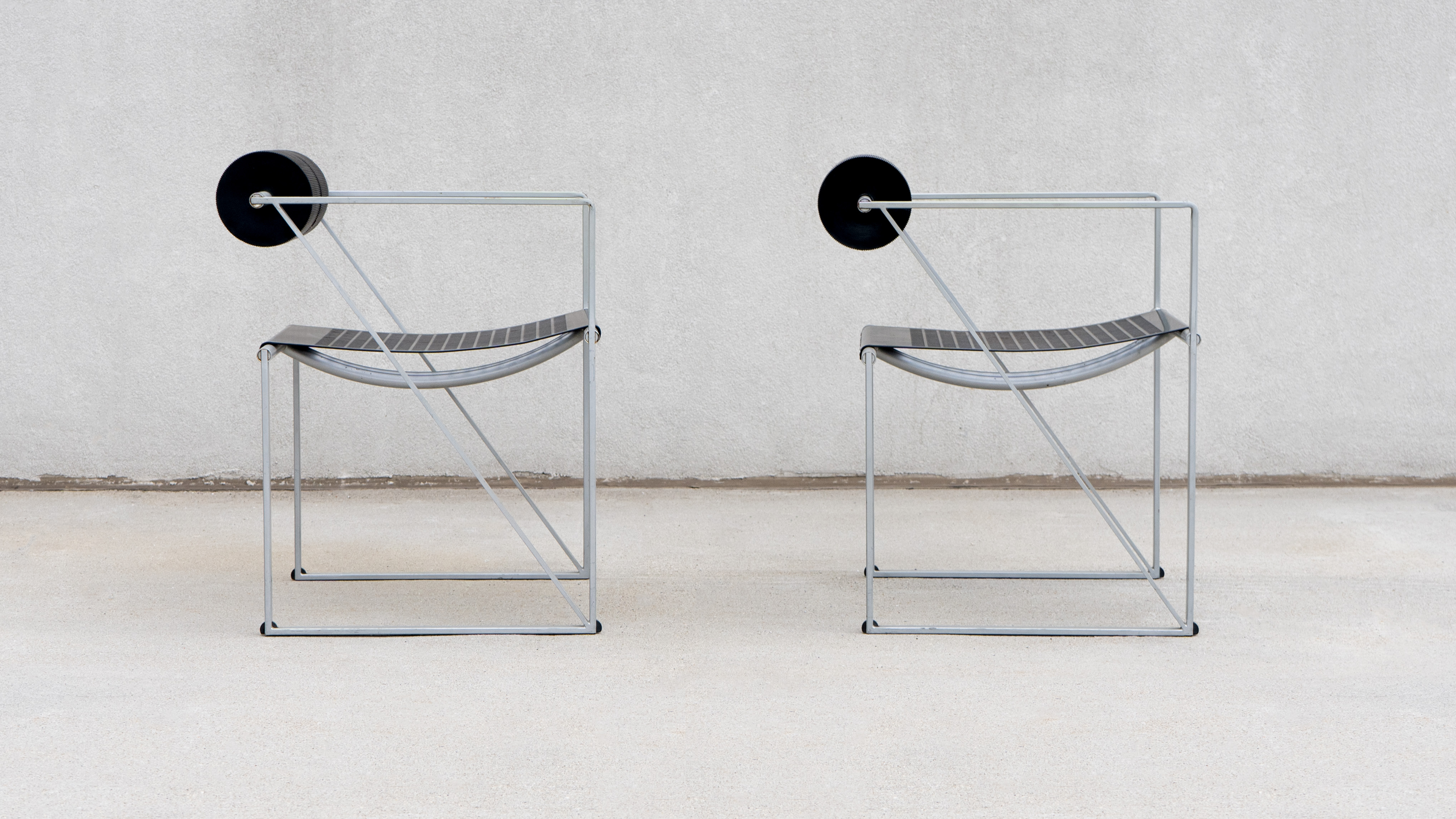 SWEETERFAT MARIO BOTTA SECONDA CHAIR RARE CHAIR FOR ALIAS POSTMODERN 80S DESIGN