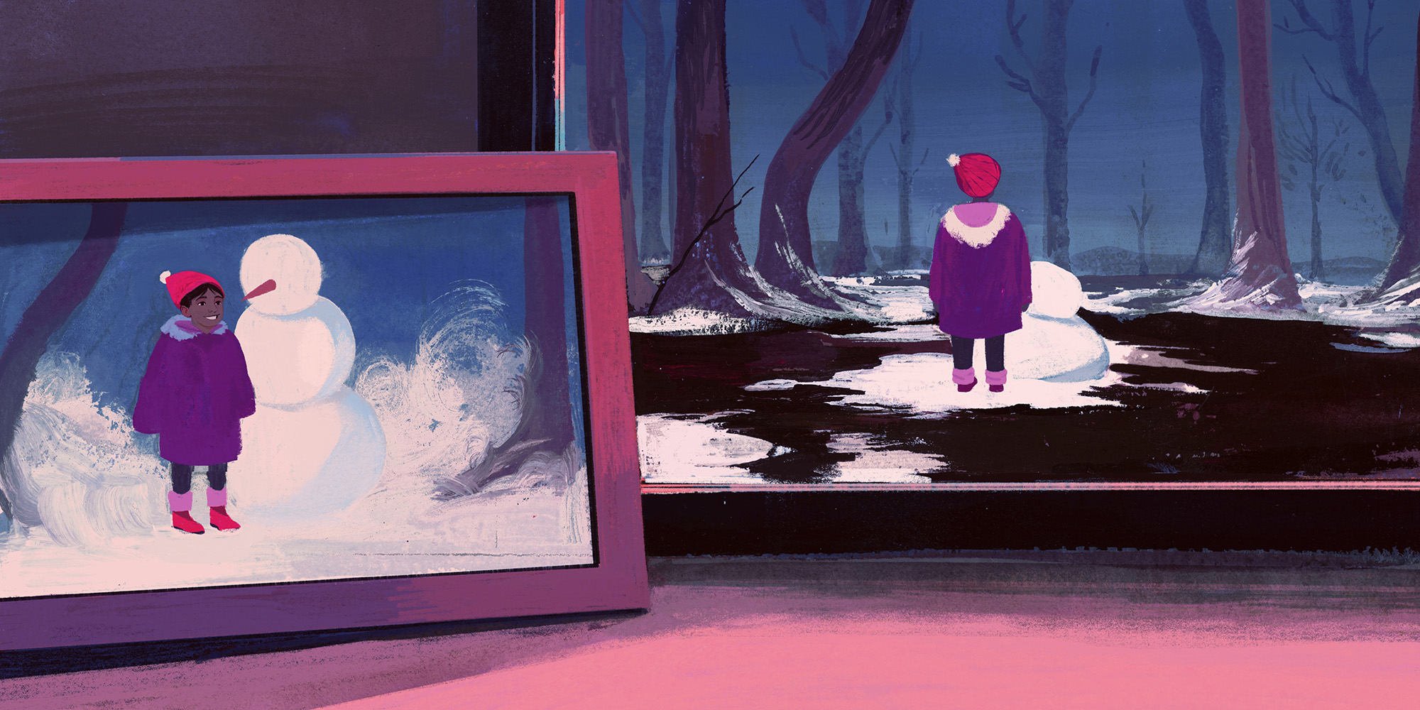 RIP snow - Illustration by Tara Anand