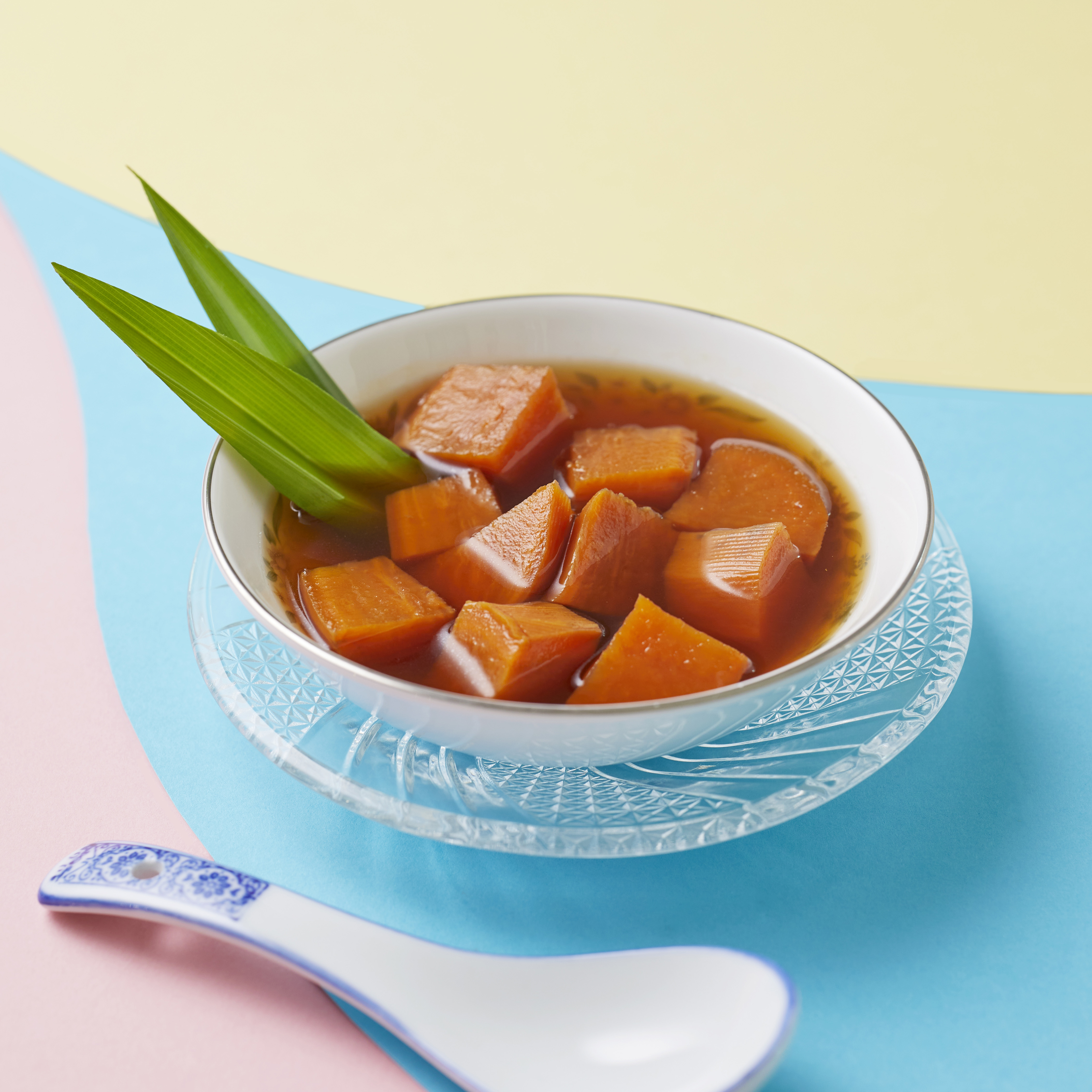 SWEET POTATO WITH GINGER AND PANDAN